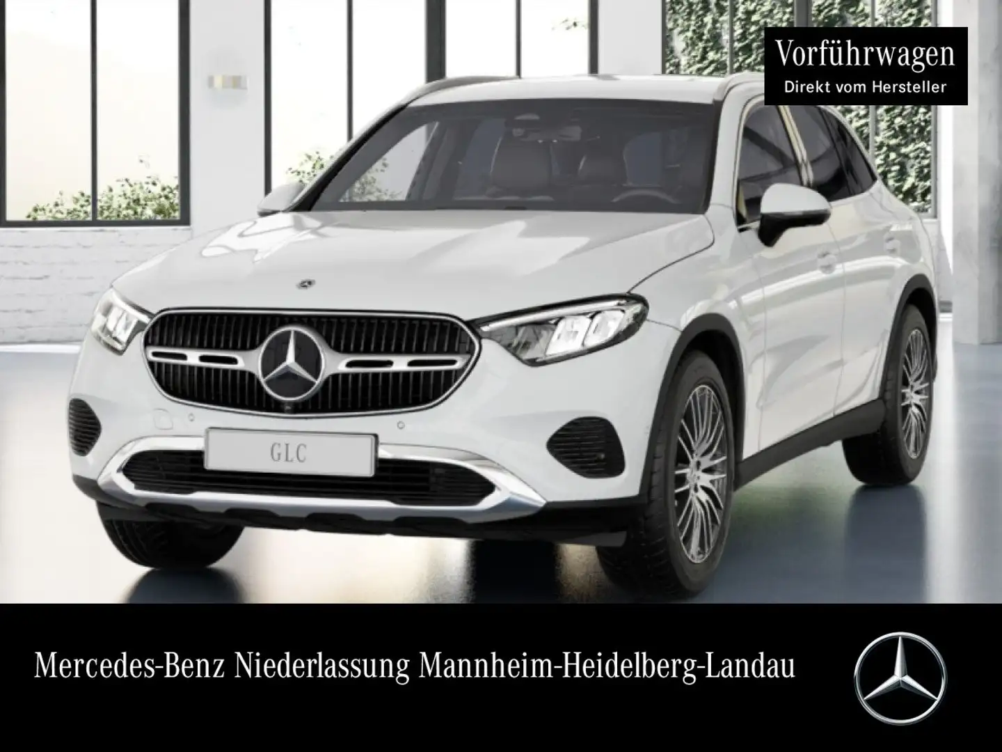 Mercedes-Benz GLC 220 d 4M AVANTG+360+AHK+LED+TOTW+KEYLESS+9G Weiß - 1