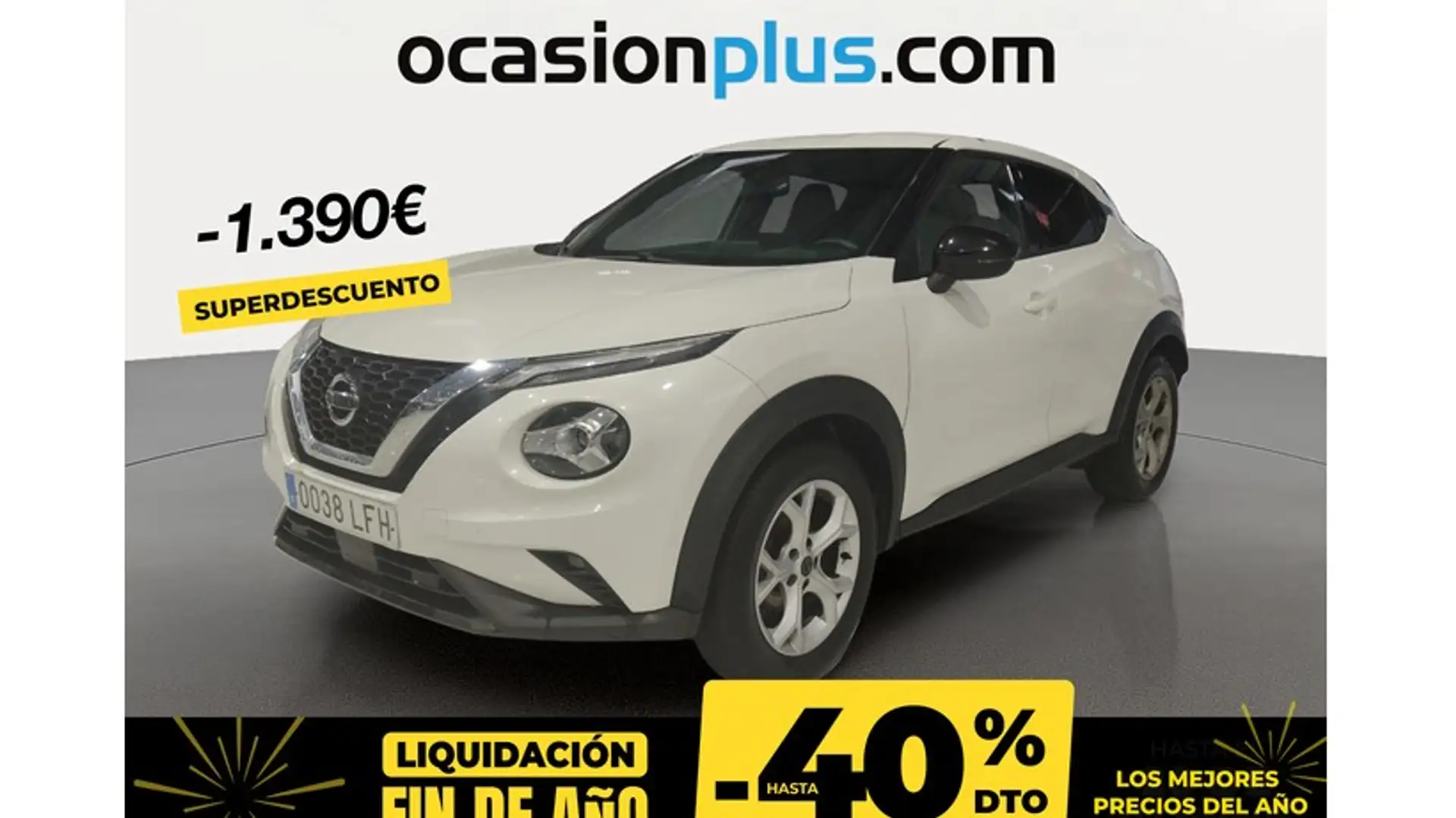 Nissan Juke 1.0 DIG-T N-Connecta 4x2 117 Blanc - 1