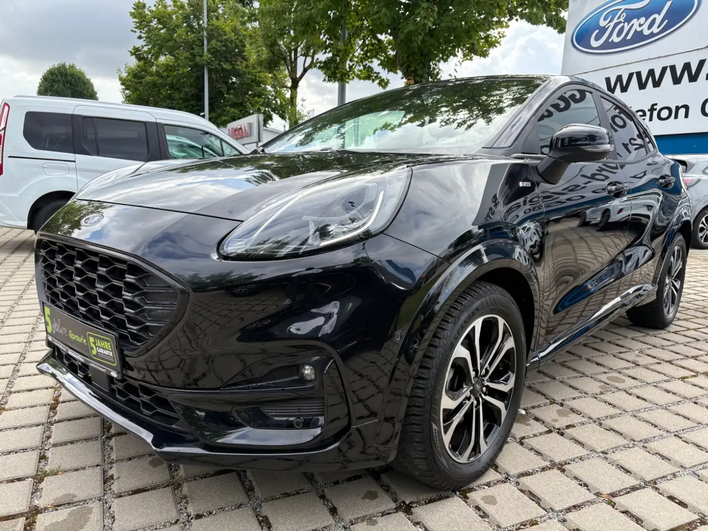 Ford Puma 1.0 MHEV ST-Line AT PANO*LED*NAVI*SHZ*PDC*CAM Schwarz - 2