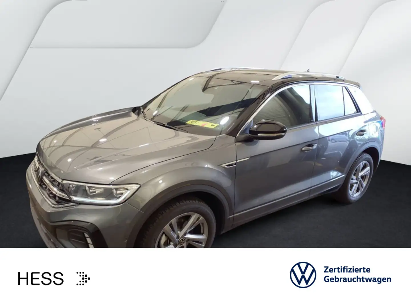 Volkswagen T-Roc T-ROC 1.5 TSI DSG R-LINE*LED*AHK*KAMERA*PDC*SHZ* Grau - 1