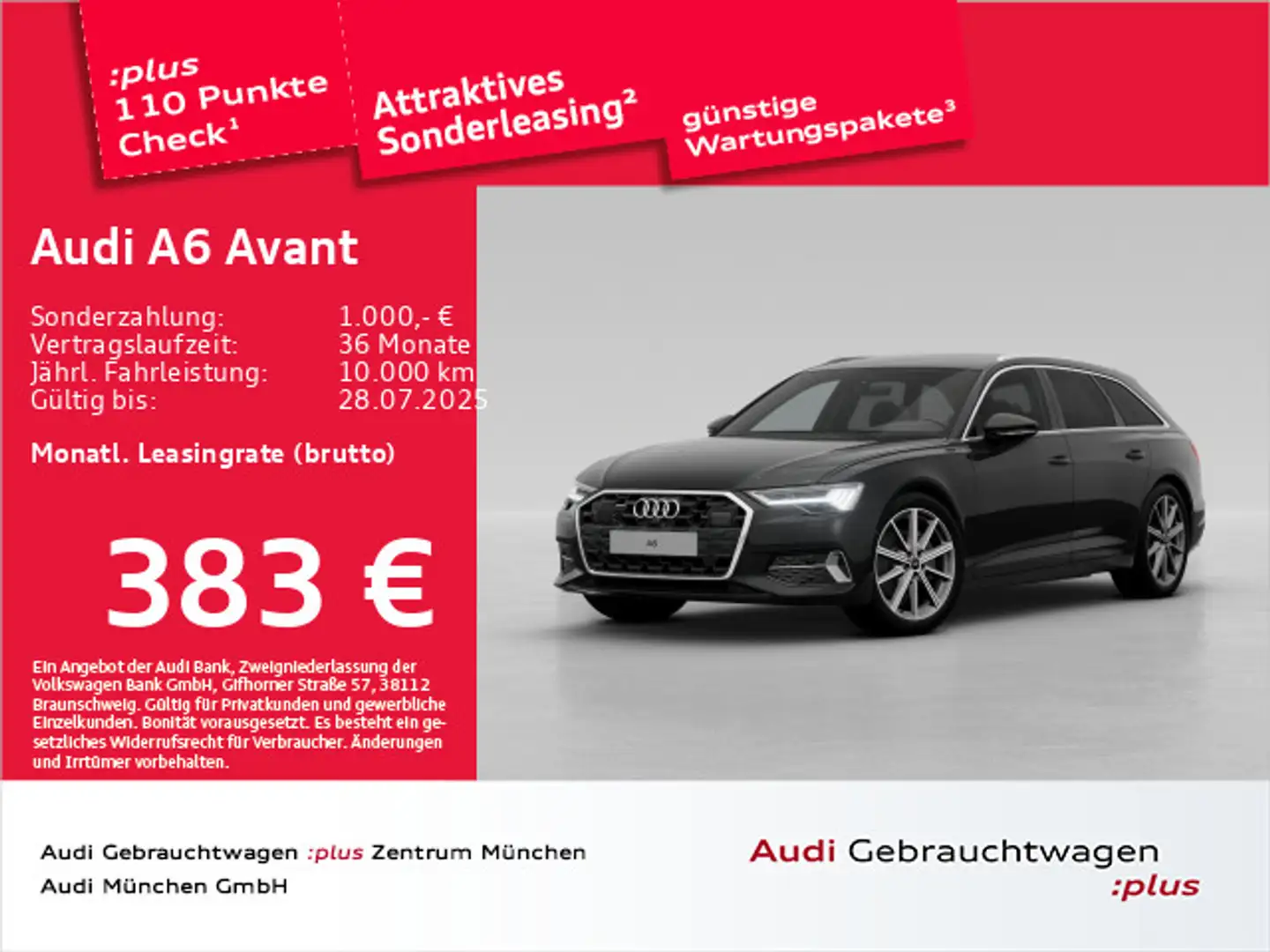 Audi A6 45 TFSI qu. S tronic S line AHK/HD-Matr Schwarz - 1