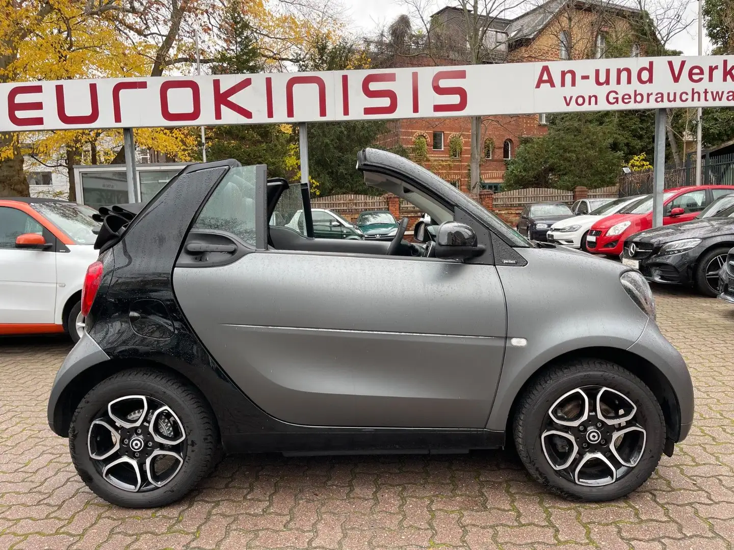 smart forTwo fortwo 66kW Cabrio BRABUS tm*LEDER*NAVI*JBL*KAM* Grigio - 1