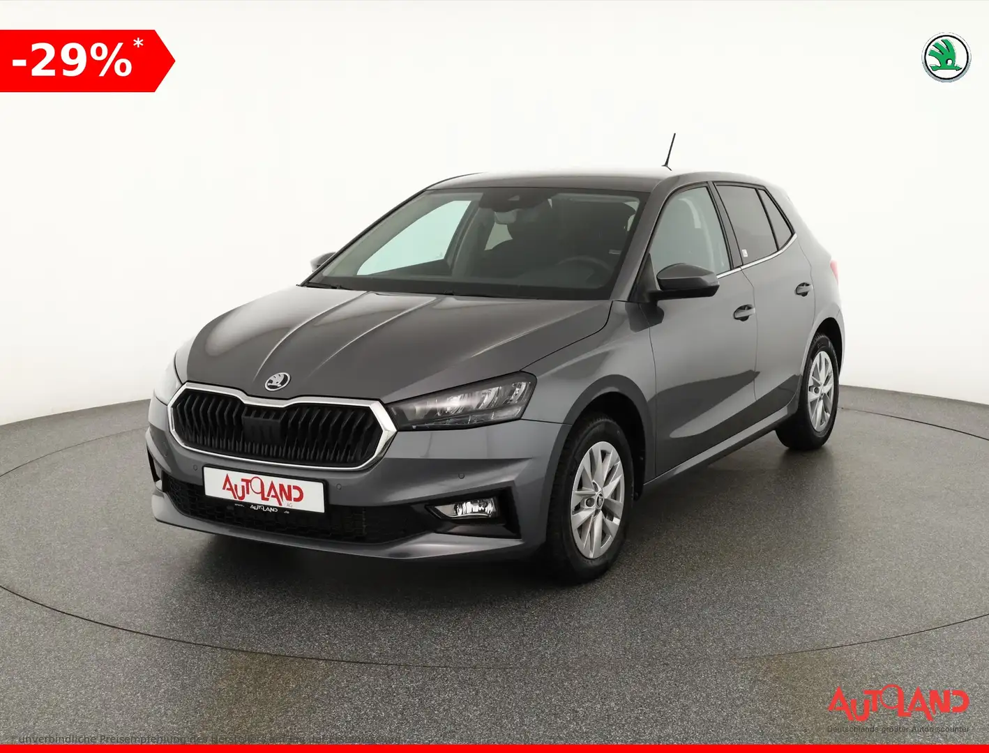 Skoda Fabia 1.0 TSI DSG LED Tempomat Kamera Grijs - 1