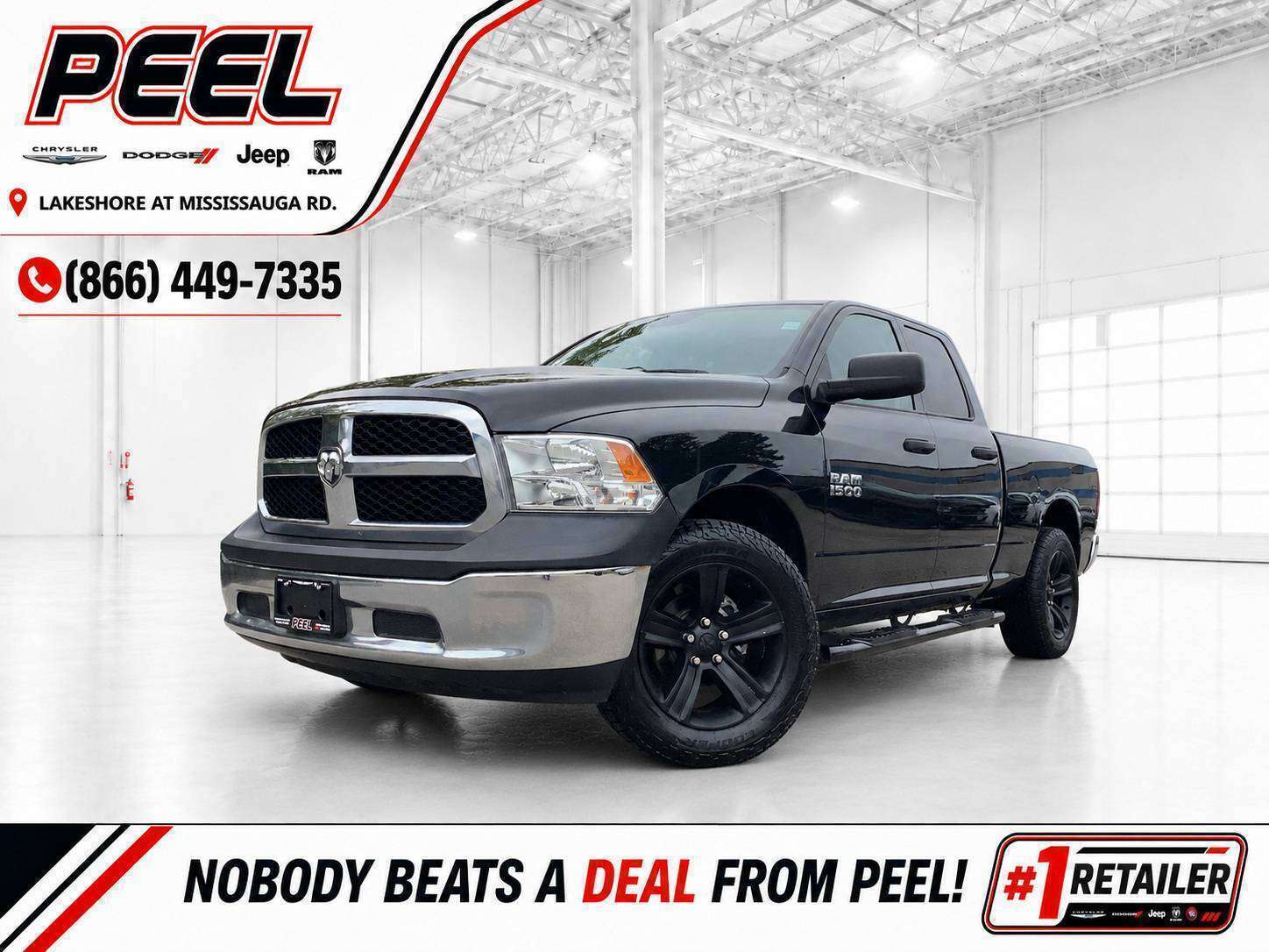 Black 2017 RAM 1500 Pickup Truck  Automatic