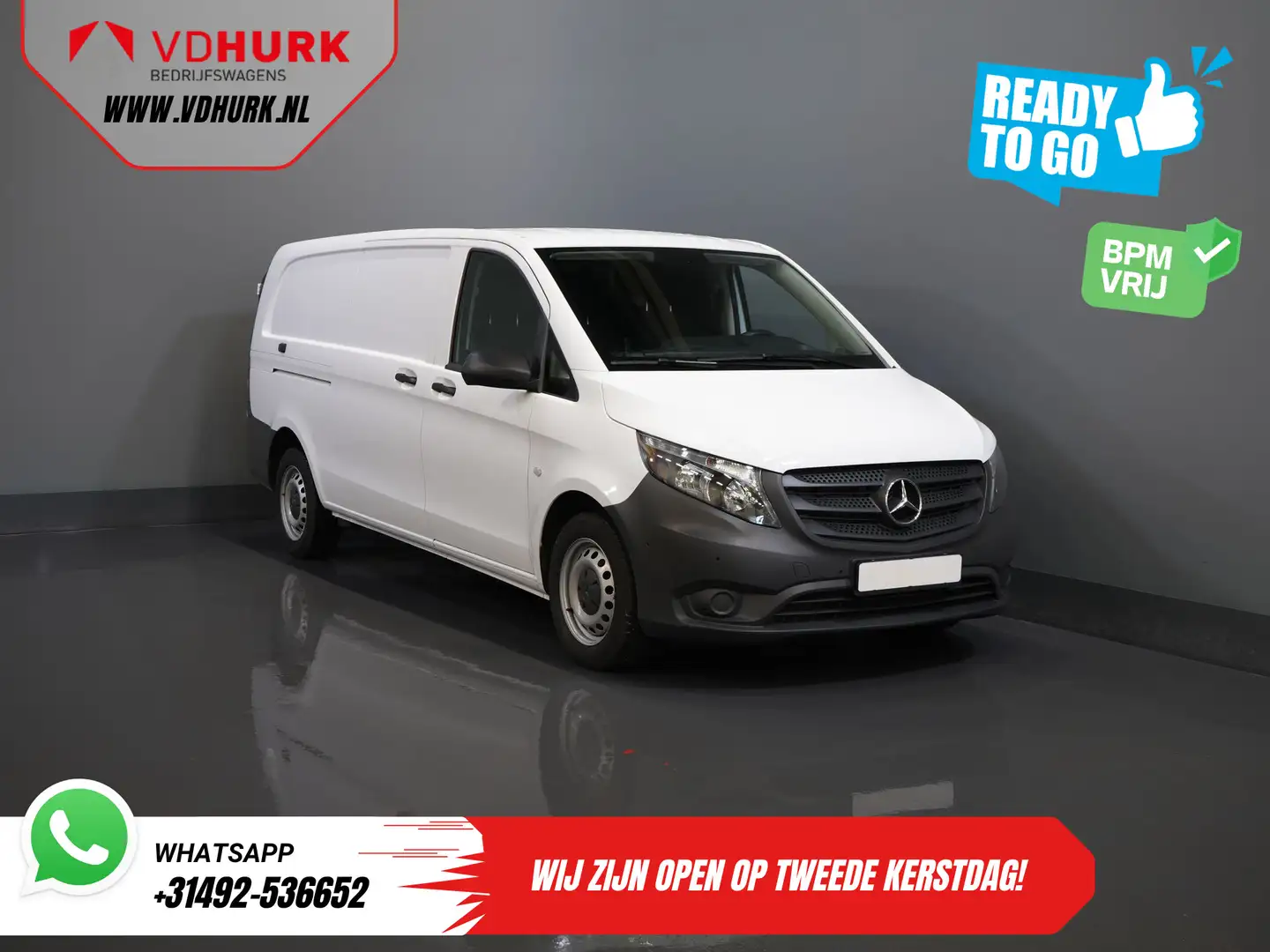 Mercedes-Benz Vito 116 CDI Aut. L3 XL BPM VRIJ! Carplay/ Stoelverw./ Blanc - 1