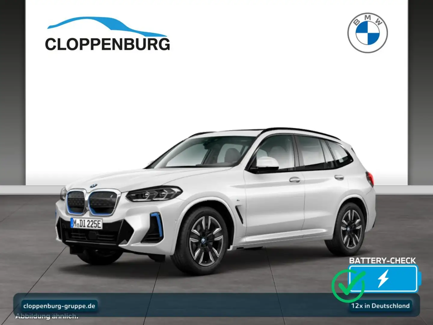 BMW iX3 M Sport StHz+StKlima+Navi+Pano+ACC+SHZ+HiFi Weiß - 1