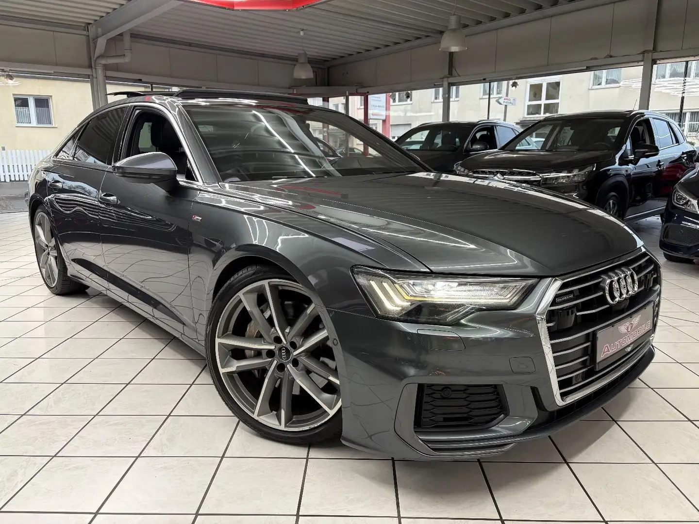 Audi A6 Lim. 55 TFSI quattro design S-Line PANORAMA Gris - 1