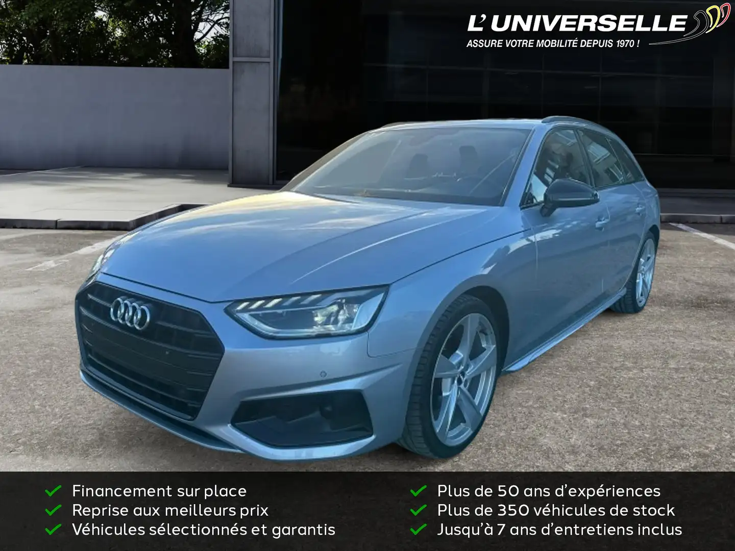Audi A4 ADVANCED S LINE AUTOMATIQUE Gris - 1