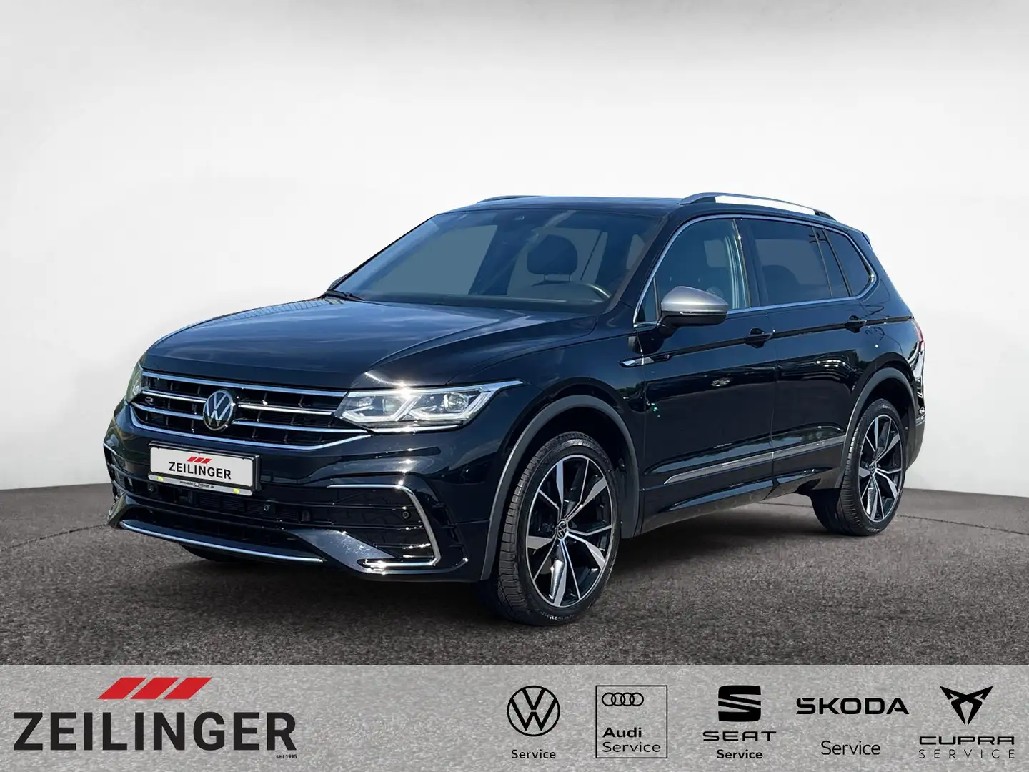 Volkswagen Tiguan Allspace R-Line 4M TDI DSG|AHK|PANO|20"|7 Negru - 1