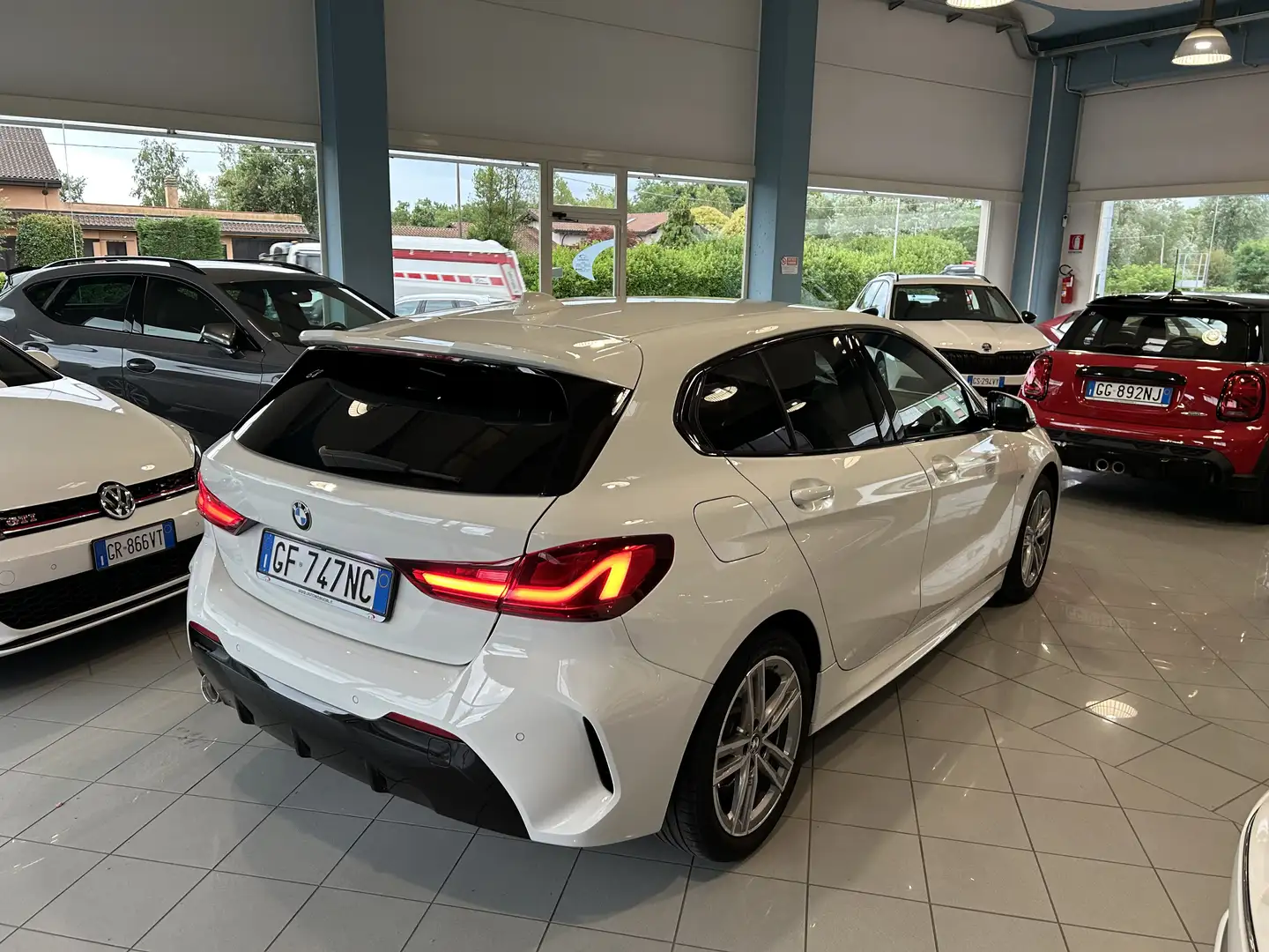 BMW 116 Serie 1 F40 116d Msport auto Bianco - 2