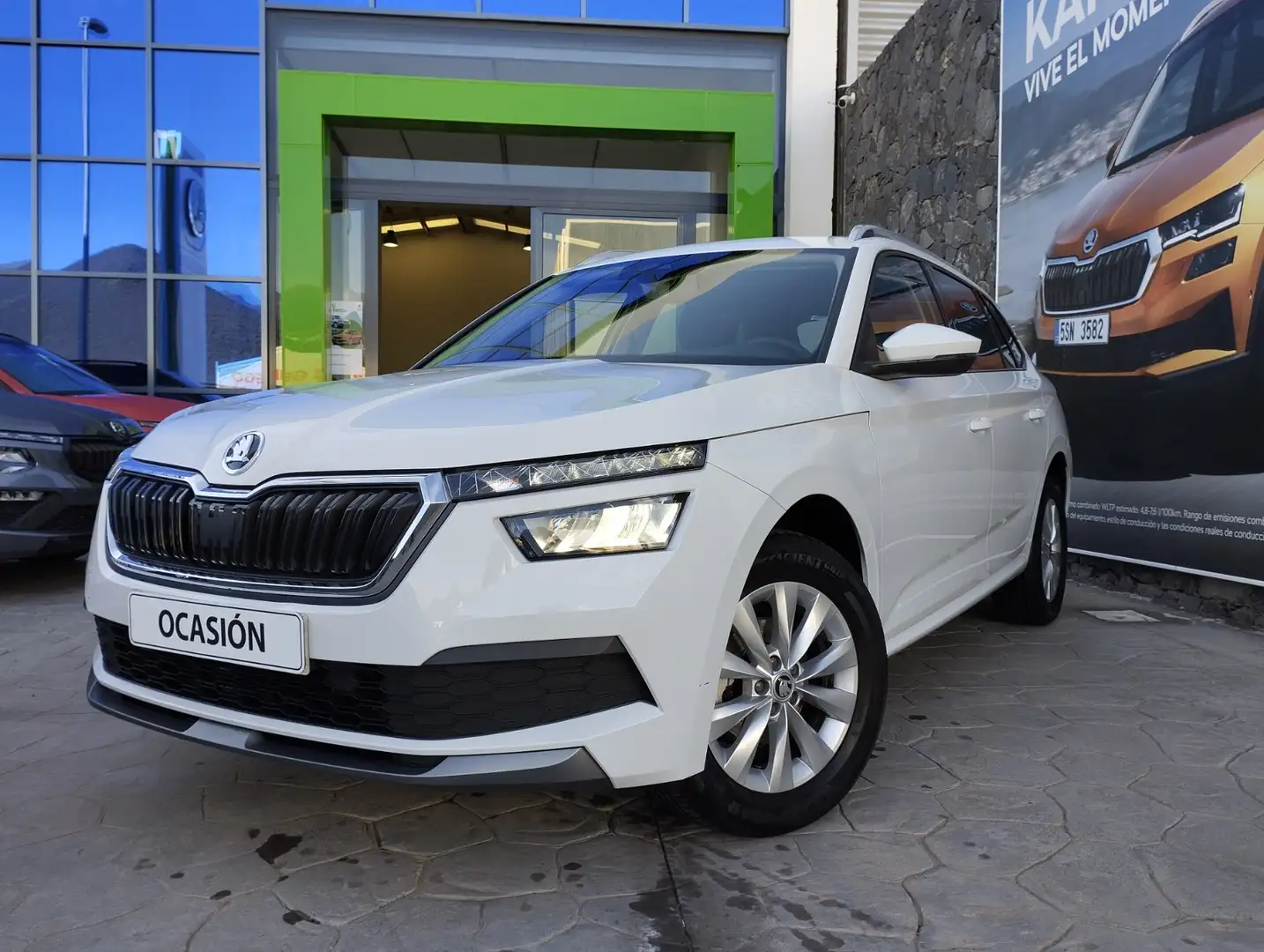 Skoda Kamiq 1.0 TSI Ambition 81kW DSG Blanc - 1