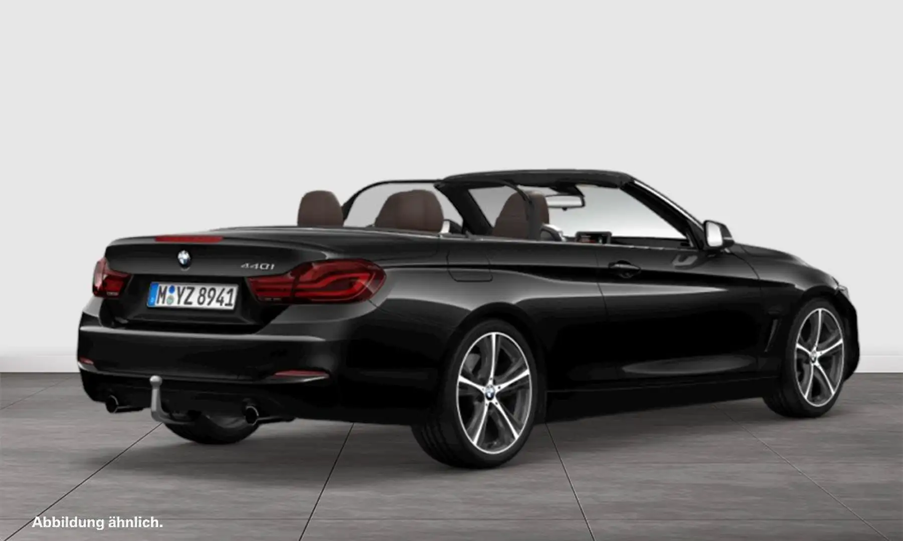 BMW 440 i SPORT LINE+H/K+HuD+AHK+DA+NAVI Noir - 2