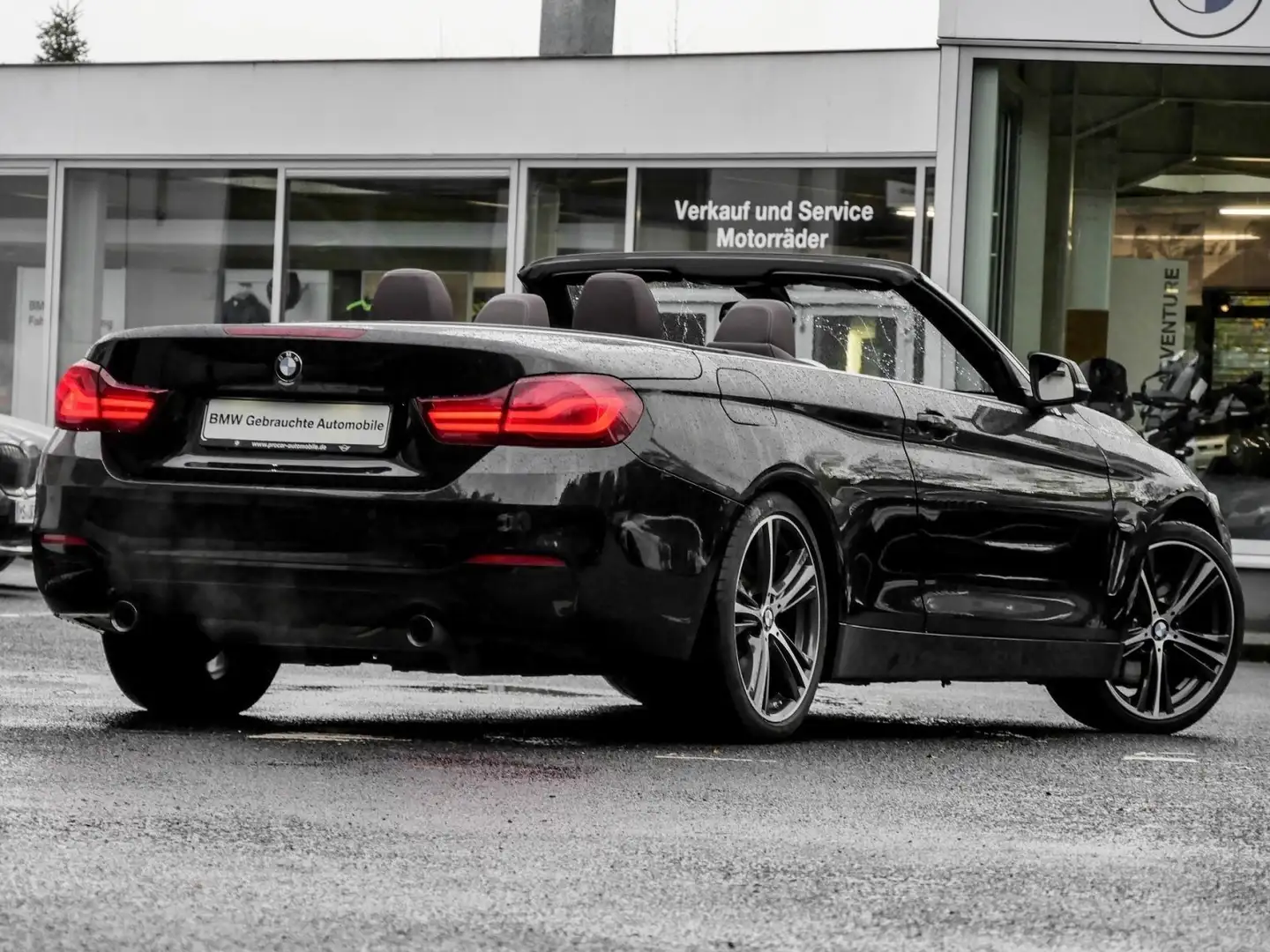 BMW 440 i SPORT LINE+H/K+HuD+AHK+DA+NAVI Schwarz - 2