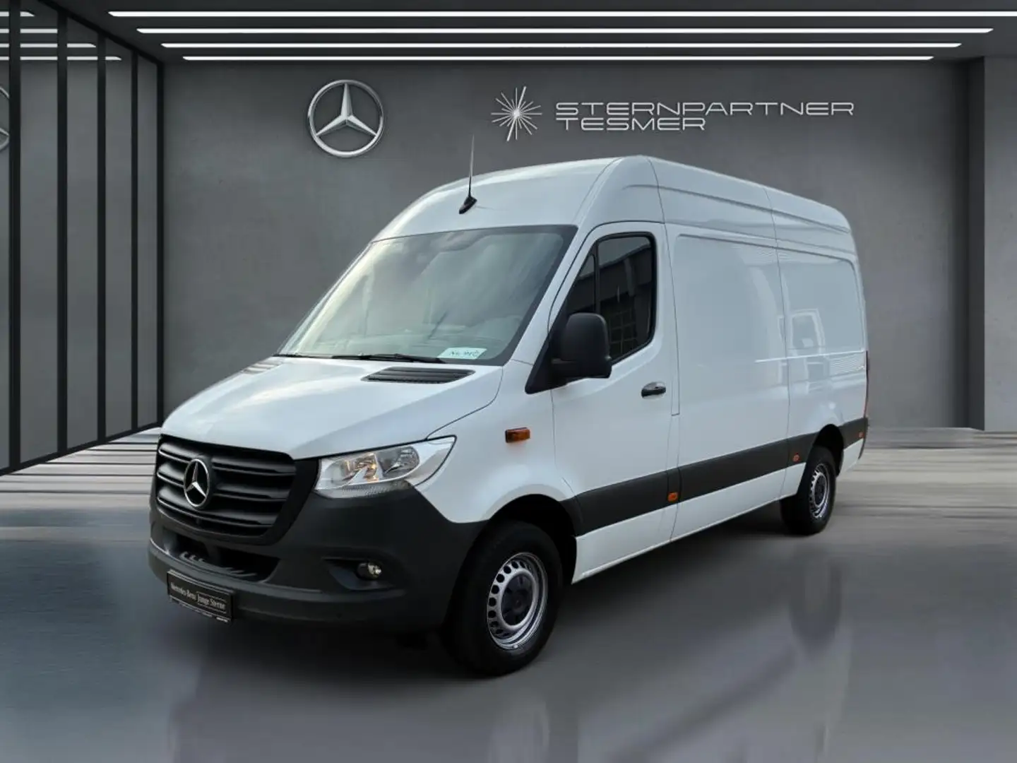 Mercedes-Benz Sprinter 317 CDI Kasten L2H2 MBUX+360°+CarPlay+SHZ Blanc - 1