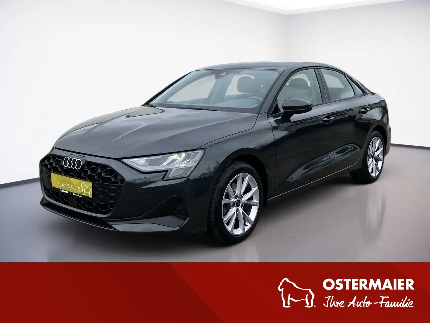 Audi A3 Limousine 35TDI 150PS.STRONIC.LED.NAVI.AC-AUTOM.KA Grijs - 1