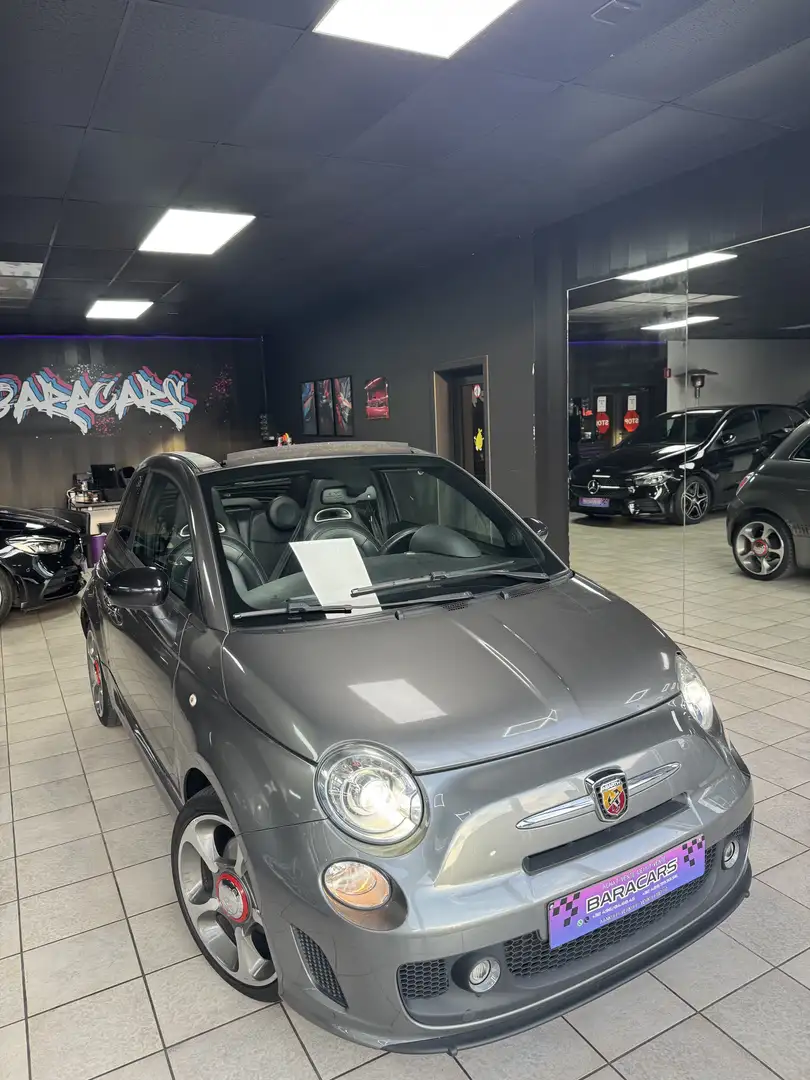 Fiat 500C Abarth cabriolet boîte automatique Gris - 1