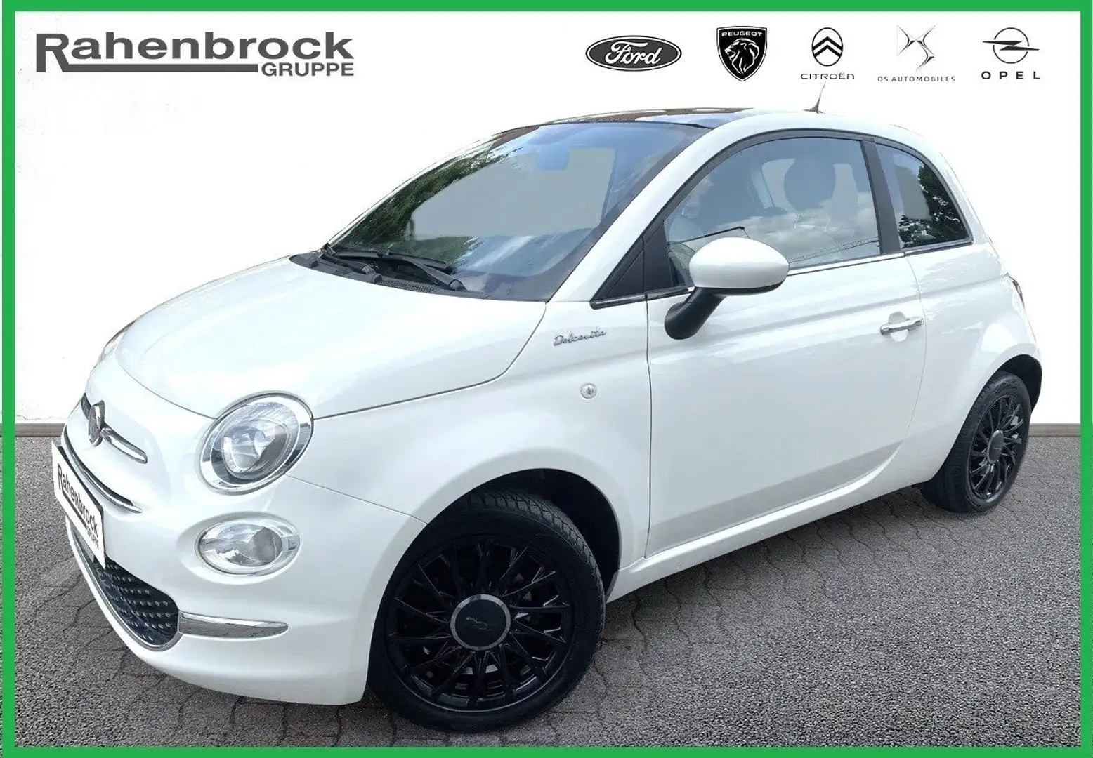 Fiat 500 DolceVita 3.trg. MildHybrid Blanc - 1
