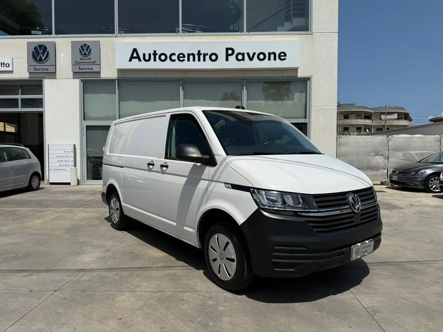 Volkswagen T6.1 Transporter VAN 2.0 Tdi 150 CV DSG -Navi-App Connect- Blanc - 1