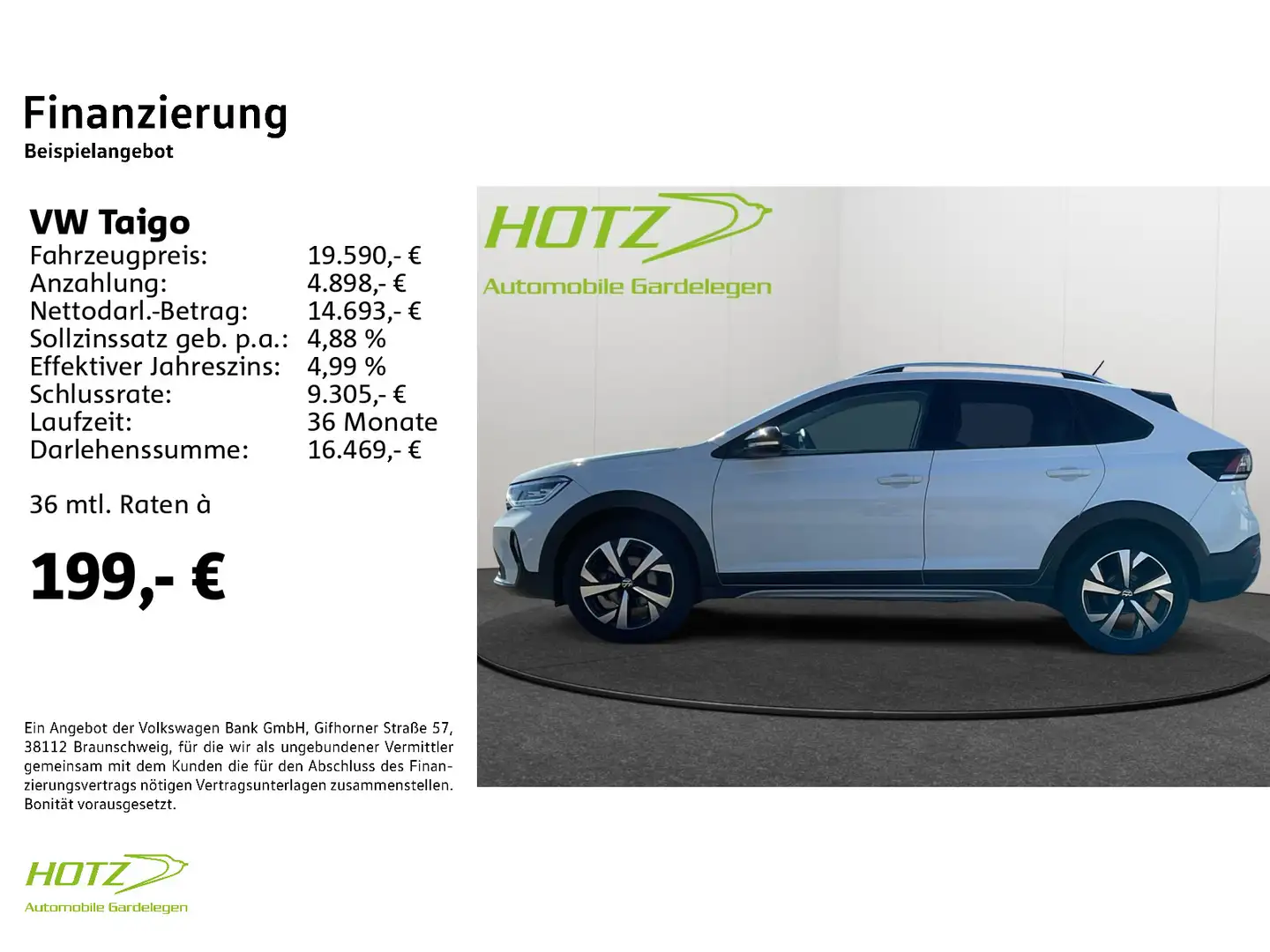 Volkswagen Taigo 1.0 TSI Style Weiß - 2