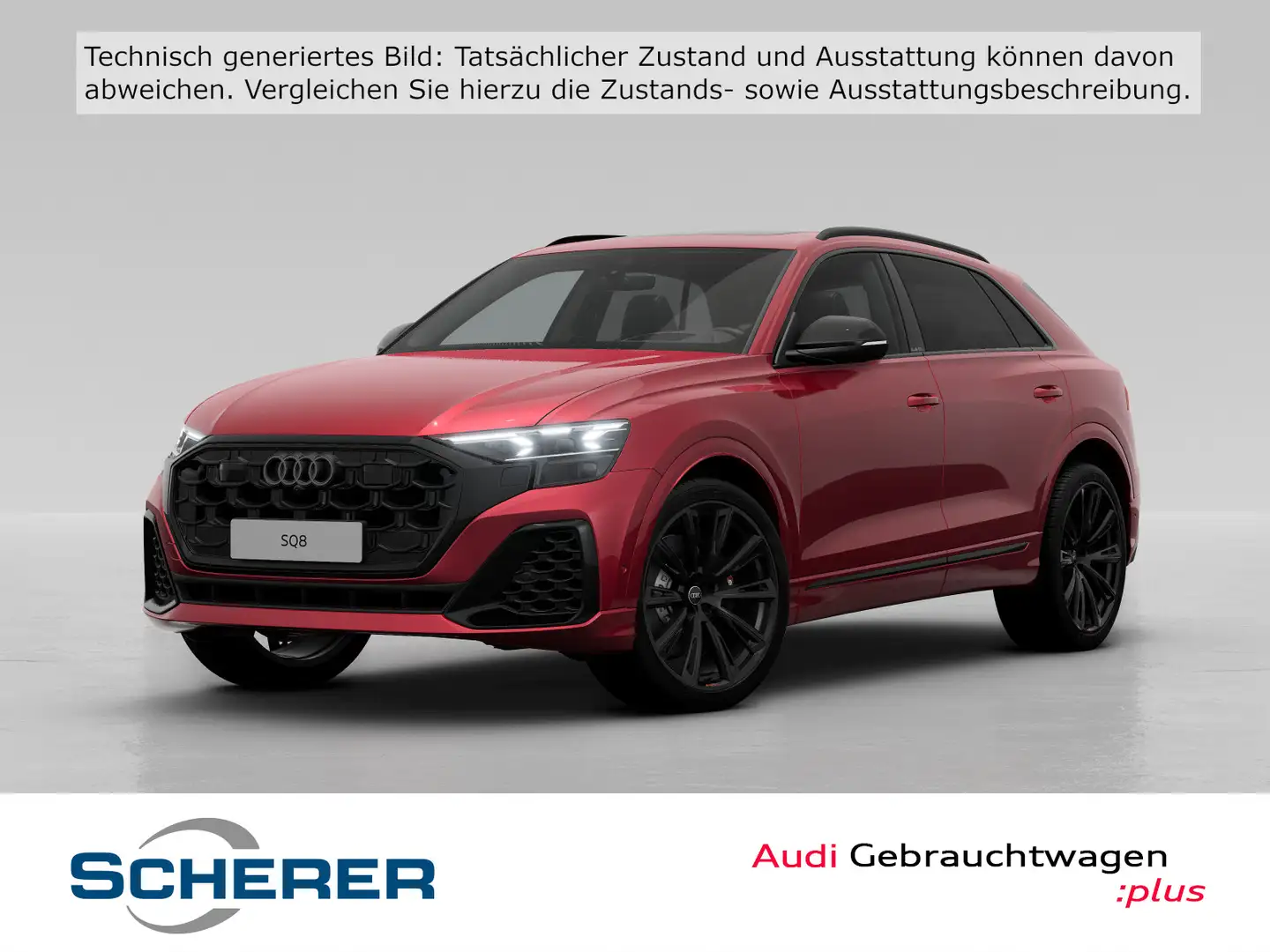 Audi SQ8 SUV AHK B&O MATRIX PANO MEMORY Rot - 1