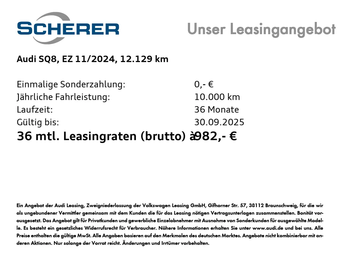 Audi SQ8 SUV AHK B&O MATRIX PANO MEMORY Rot - 2