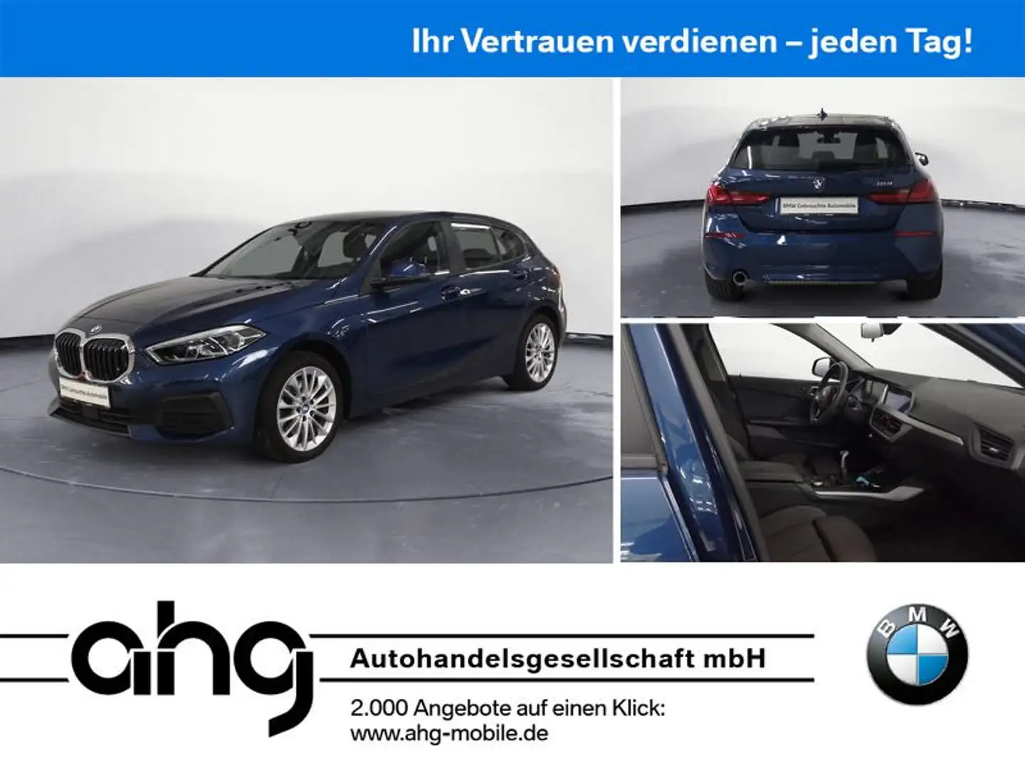 BMW 118 i Advantage Wireless Charging Business Packag Blue - 1