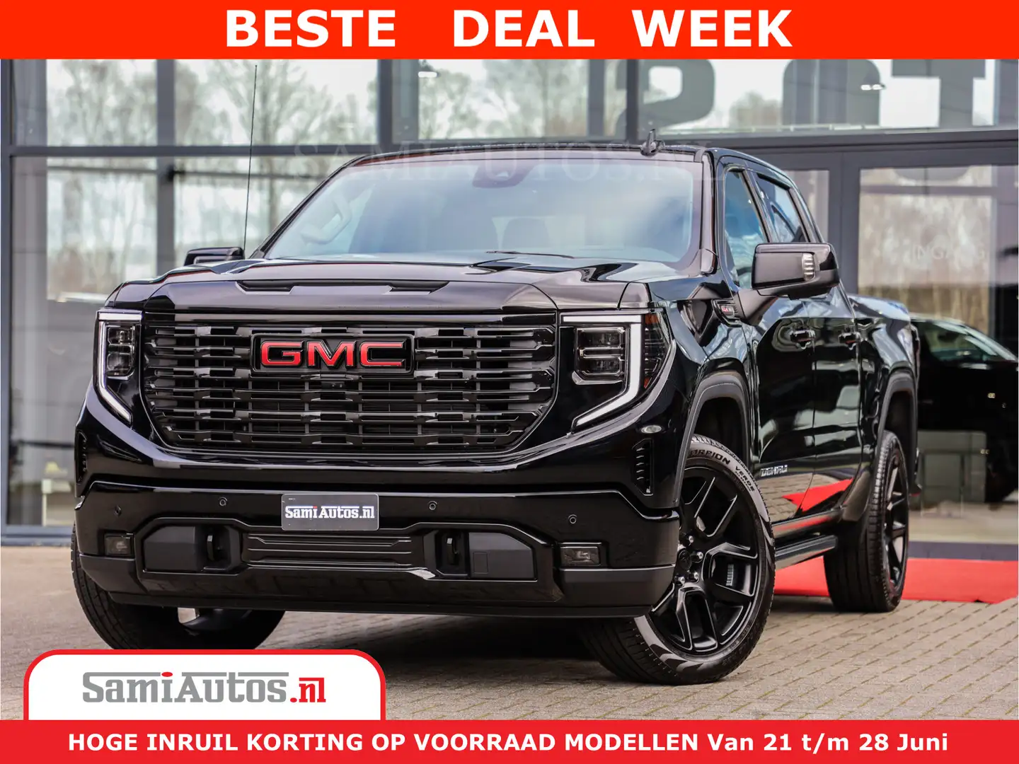 GMC Sierra DENALI 6,2 V8 Full Option | De Meest Luxe Pick-Up Чёрный - 1