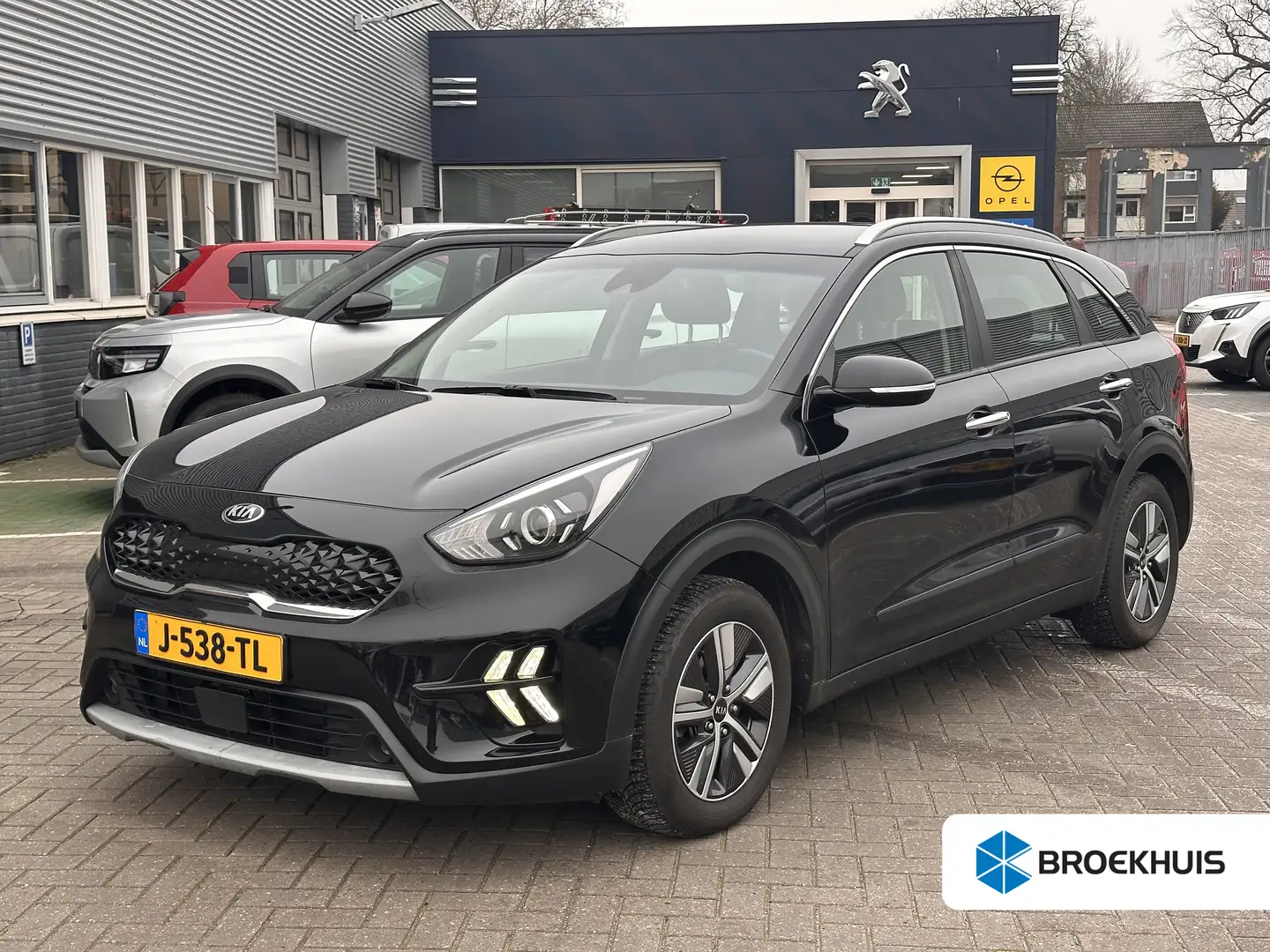 Kia Niro 1.6 GDi Hybrid DynamicLine Trekhaak | Stoelverwarm Noir - 1