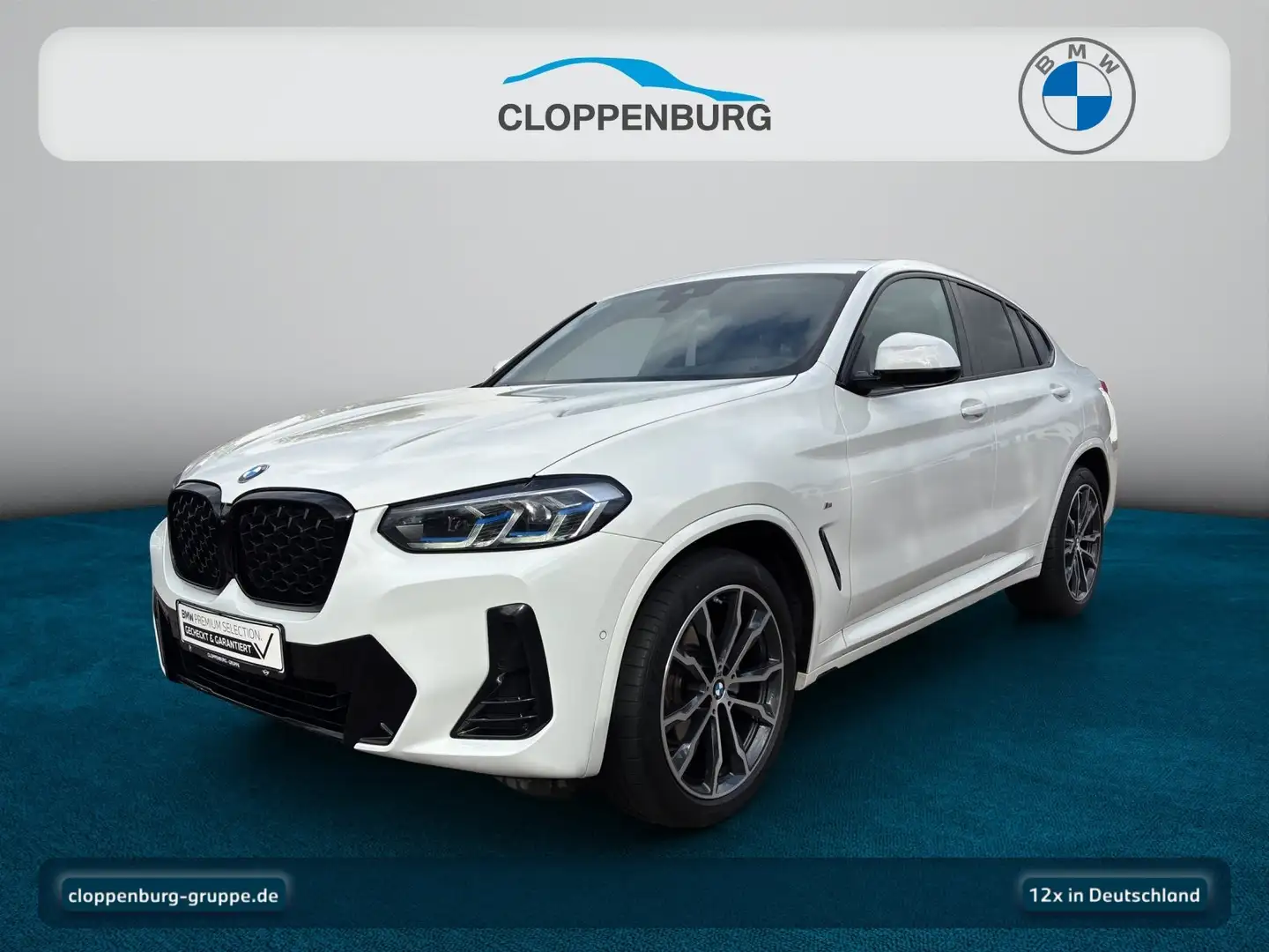 BMW X4 xDrive20d Head-Up+Navi+Laser+SHZ+KeyGO+HiFi Weiß - 1