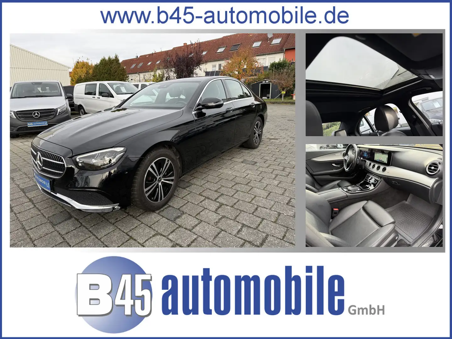 Mercedes-Benz E 220 d ´Das Taxi´ 9G AVANTGARDE MBUX DISTRONIC SCHIEBED Noir - 1