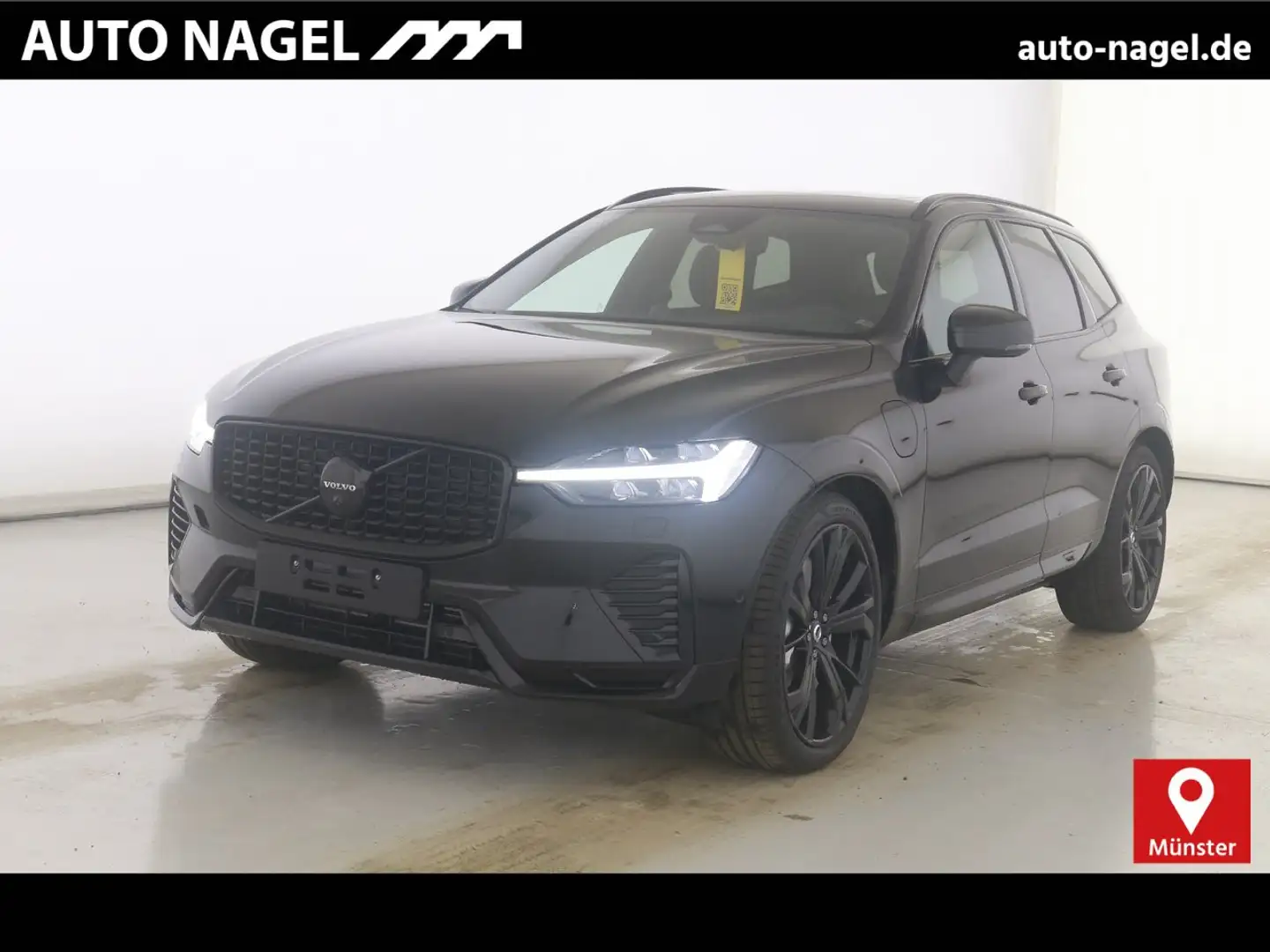 Volvo XC60 XC60 Recharge T6 Ultra Black Edition LUFT|AHK|B&W Negro - 1