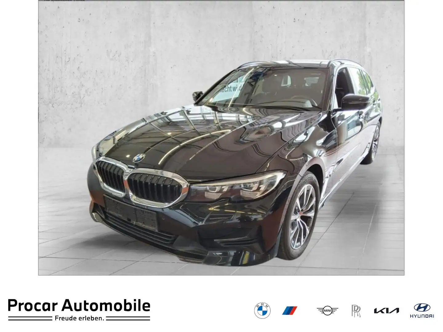 BMW 318 d RFK NAVI LED Sound Syst. PDC V+H DAB Klima Schwarz - 1