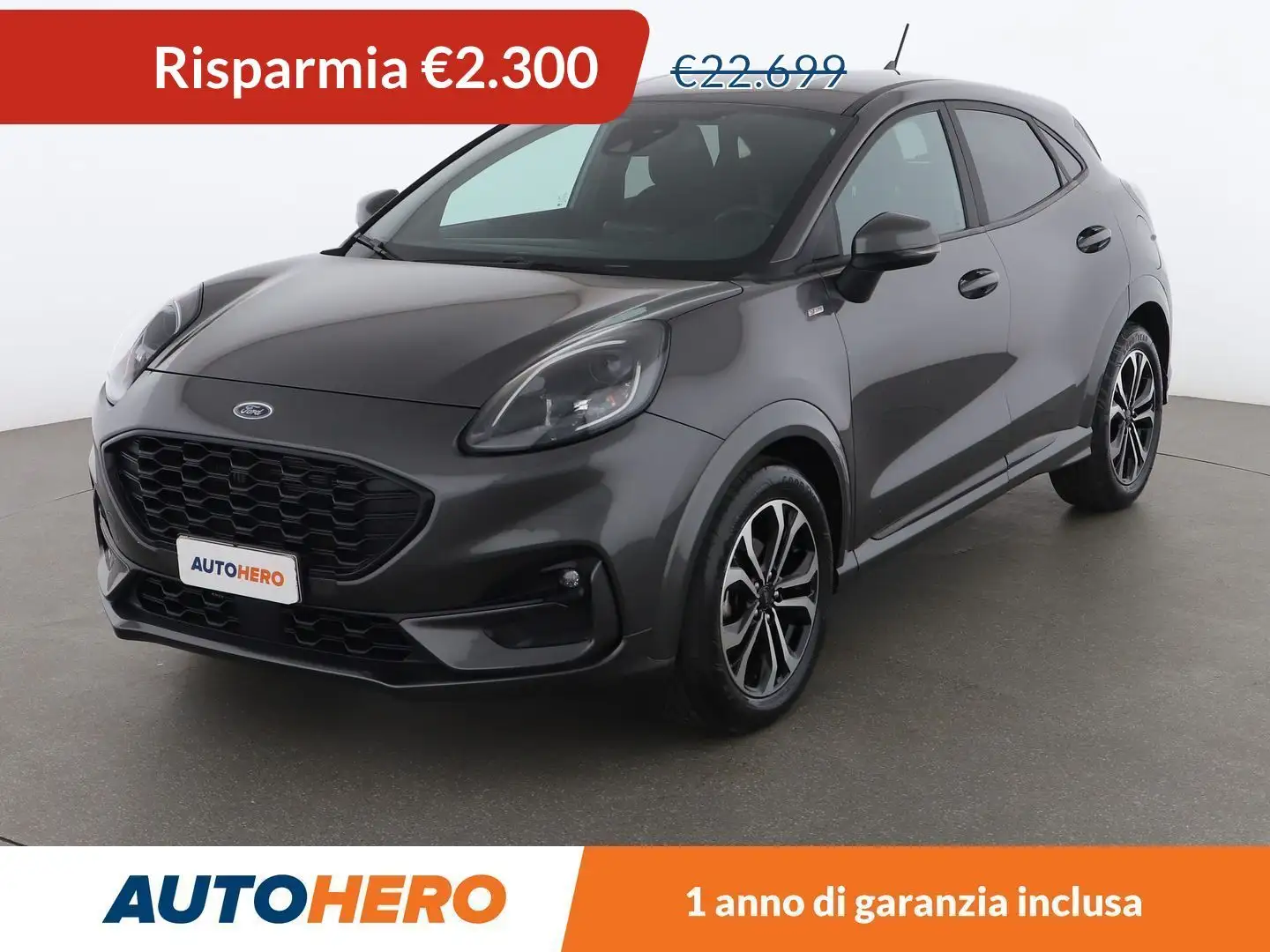 Ford Puma 1.0 EcoBoost Mild-Hybrid ST-Line 125 CV  aut. MHEV Grigio - 1