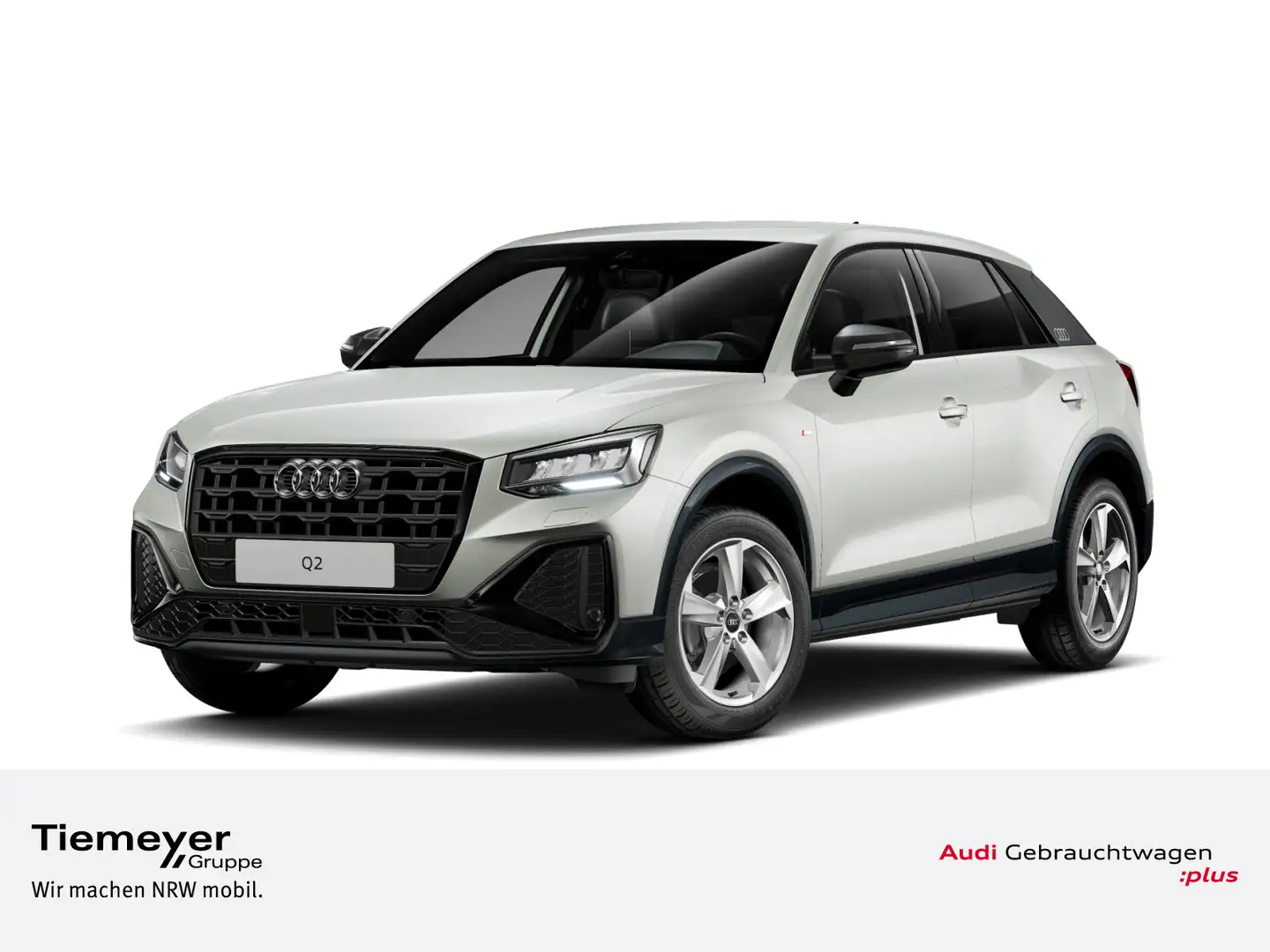 Audi Q2 30 TFSI 2x S LINE KAMERA AHK NAVI eKLAPPE Silber - 1