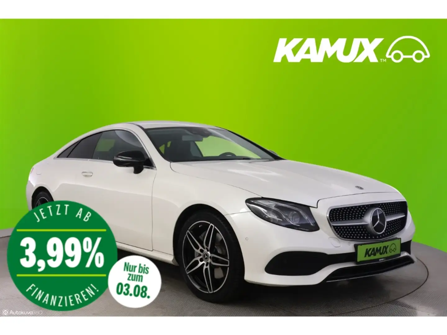 Mercedes-Benz E 220 d Coupe 9G-tronic Avantgarde+LED+NAVI+HUD Weiß - 1