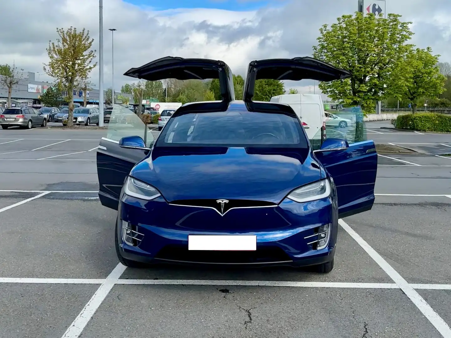 Tesla Model X Model X Performance Blauw - 2