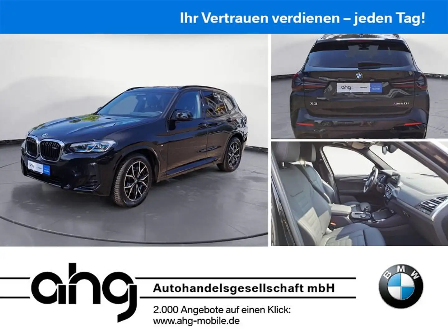 BMW X3 M i AT *Laser*Standhzg.*Leder*LiveCockpit*Pa Noir - 1