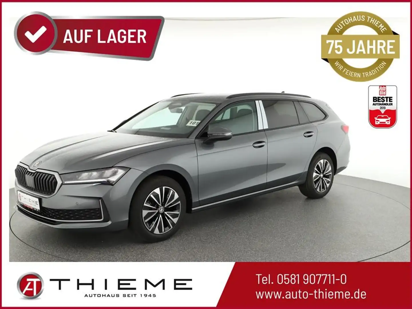 Skoda Superb Combi Selection 150PS TDI DSG - AHK/RFK/SideAss... Grey - 1