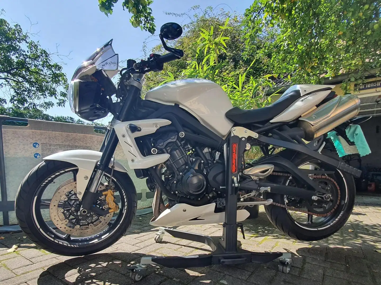 Triumph Street Triple R 675 Blanc - 2