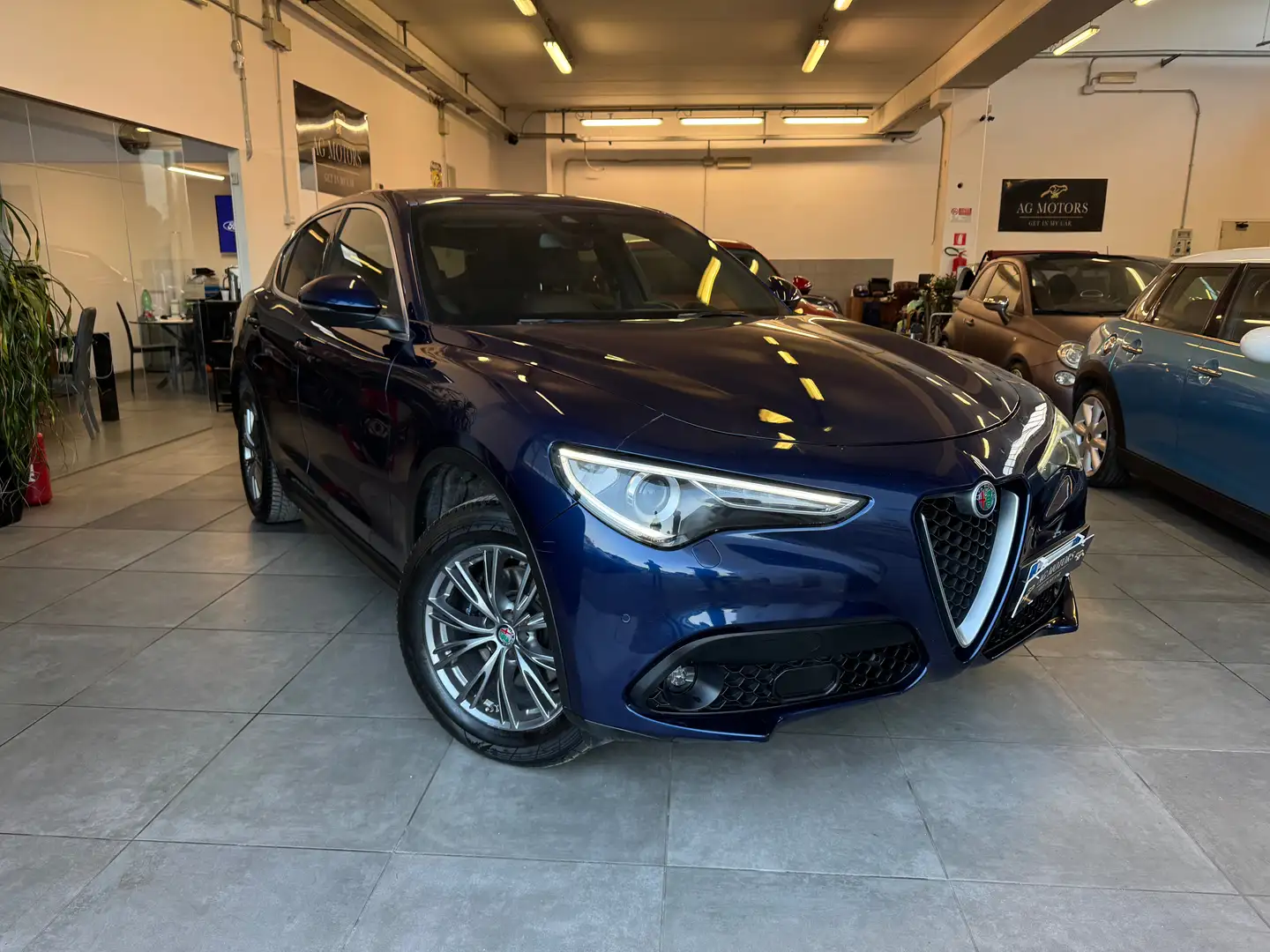 Alfa Romeo Stelvio Stelvio 2.2 t Ti Q4 210cv auto Blau - 1