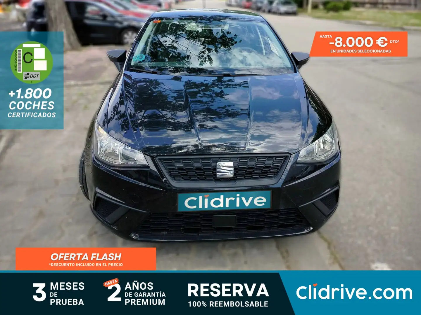 SEAT Ibiza 1.0 TSI S&S Reference Plus 95 Negro - 1