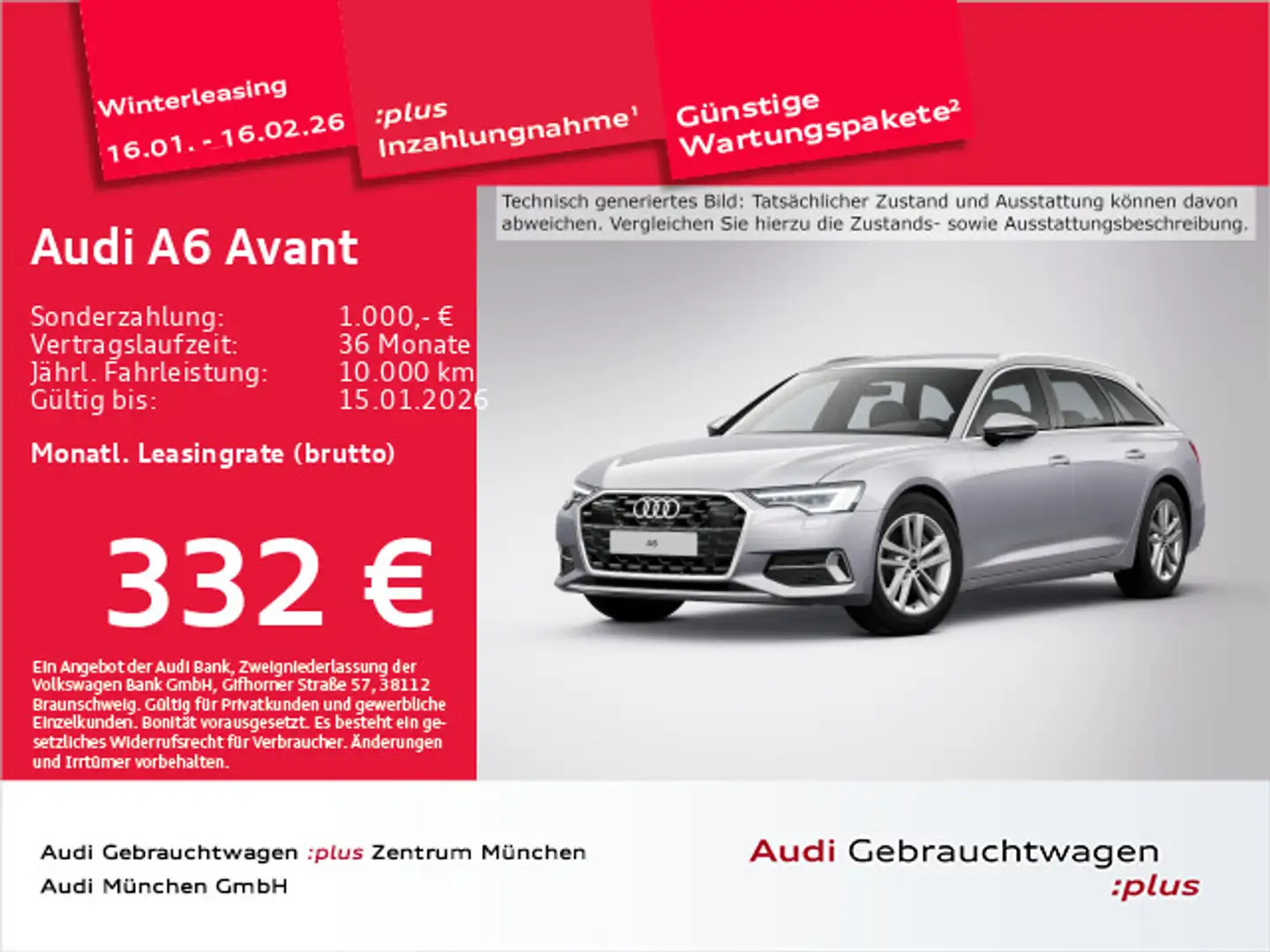 Audi A6 45 TFSI S tronic advanced AHK/Kameras/L Silber - 1