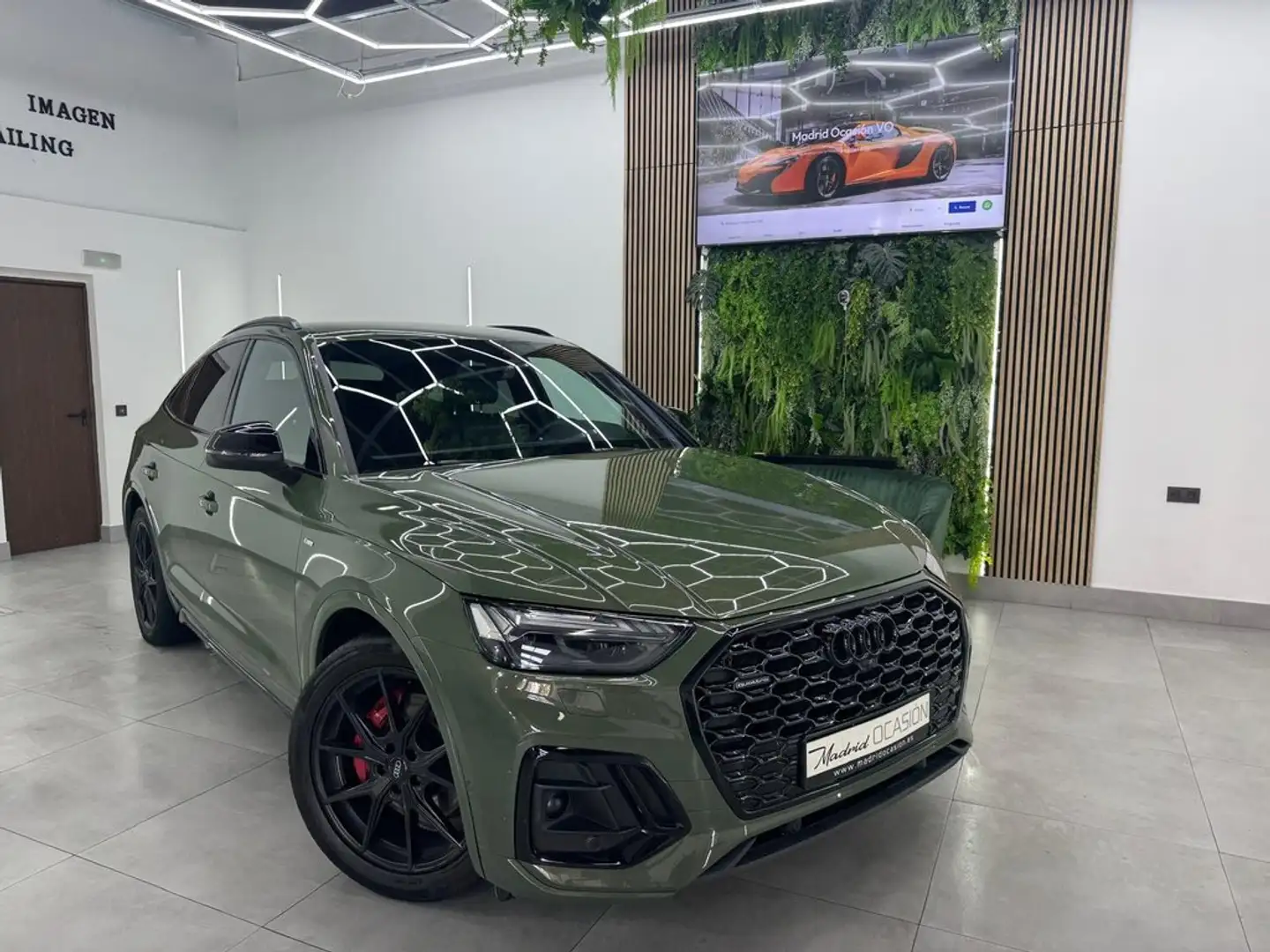 Audi Q5 55 TFSIe Black line quattro-ultra S tronic Verde - 1