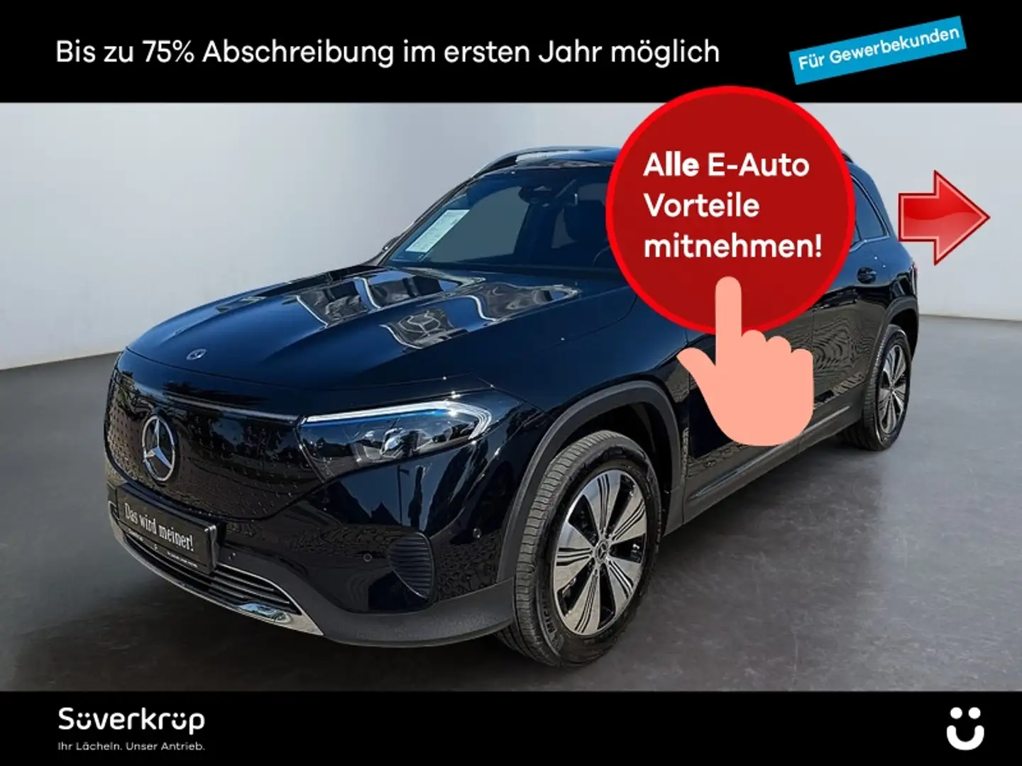 Mercedes-Benz EQB 300 4M , PROGRESSIVE DISTR KAMERA SPUR PDC Noir - 1