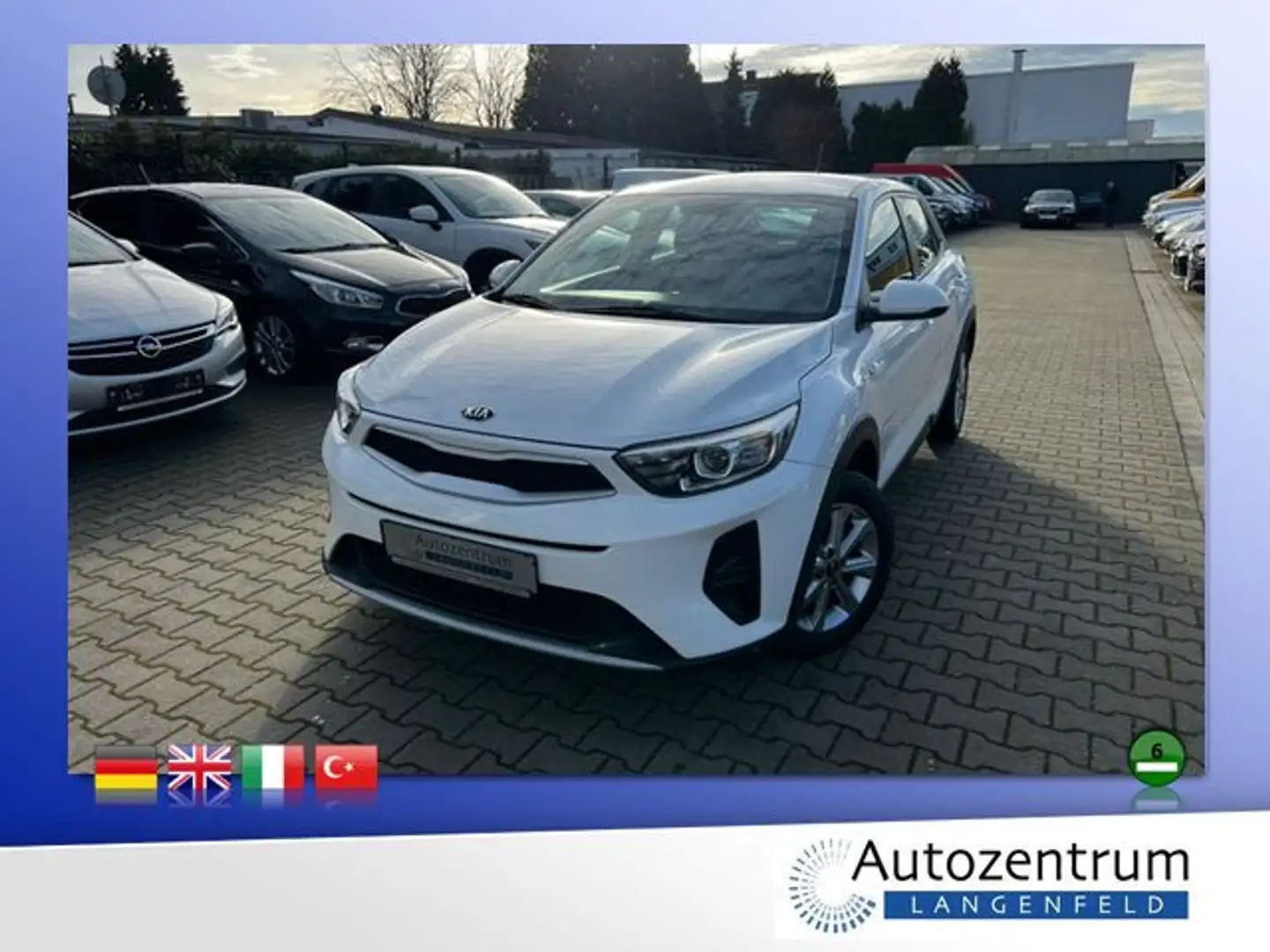 Kia Stonic 1.2 Spirit *ALU*KLIMA* Blanc - 1