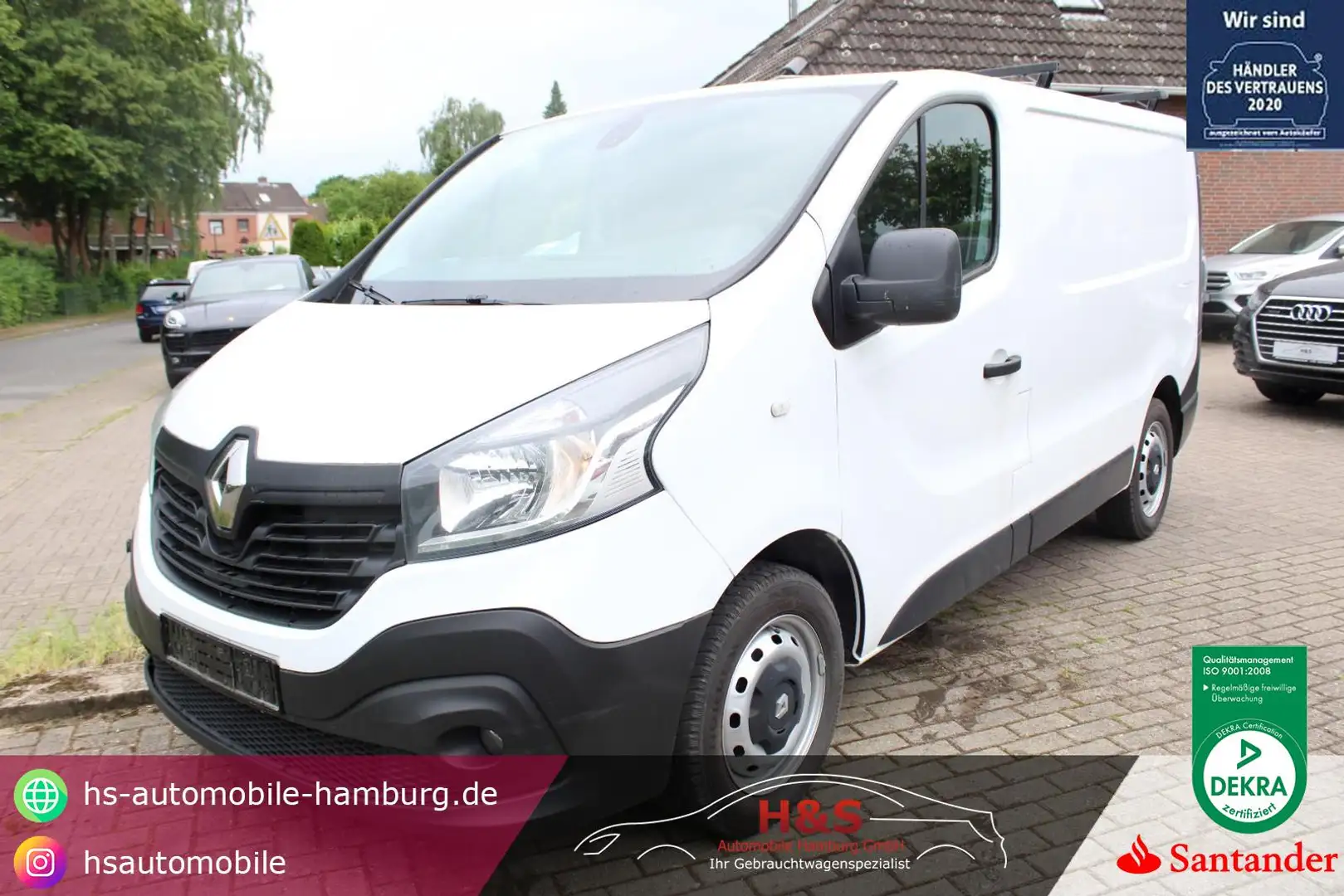 Renault Trafic Kasten L1H1 2,9t Komfort Weiß - 1