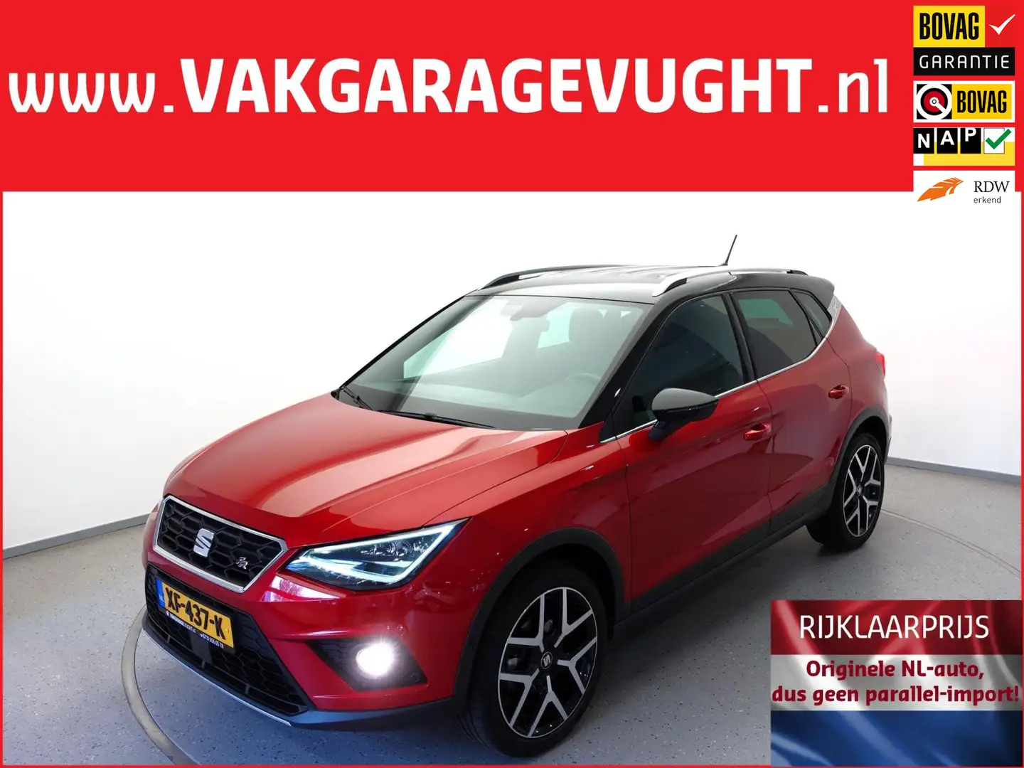 SEAT Arona 1.0 TSi 116pk 77dkm! AUTOMAAT FR Business Intense Rood - 1