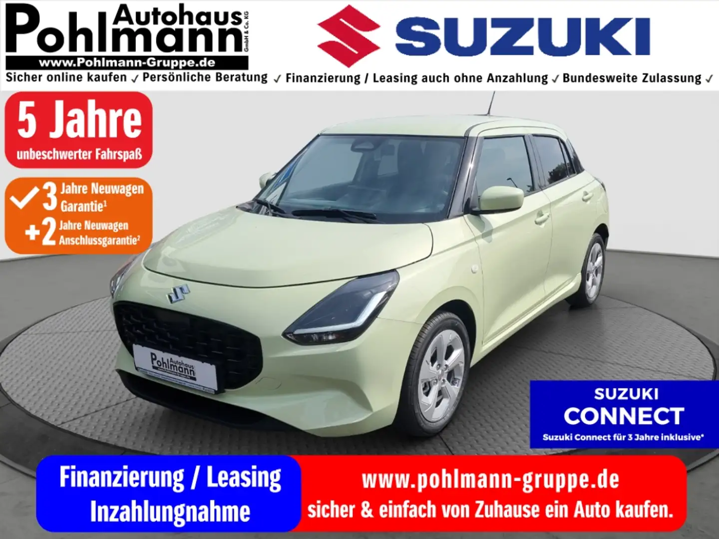 Suzuki Swift 1.2 HYBRID Comfort LED DAB SHZ Keyless Entry Keyle Gelb - 1