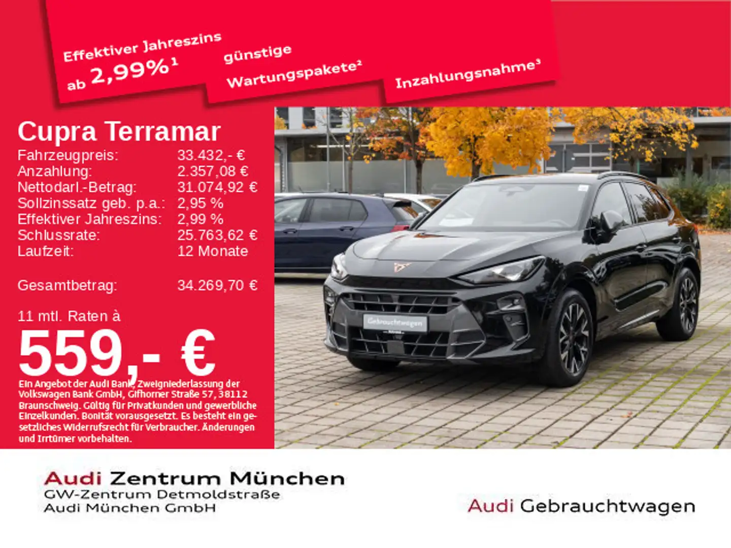 CUPRA Terramar 1.5 eTSI DSG AHK/HuD/Edge Noir - 1