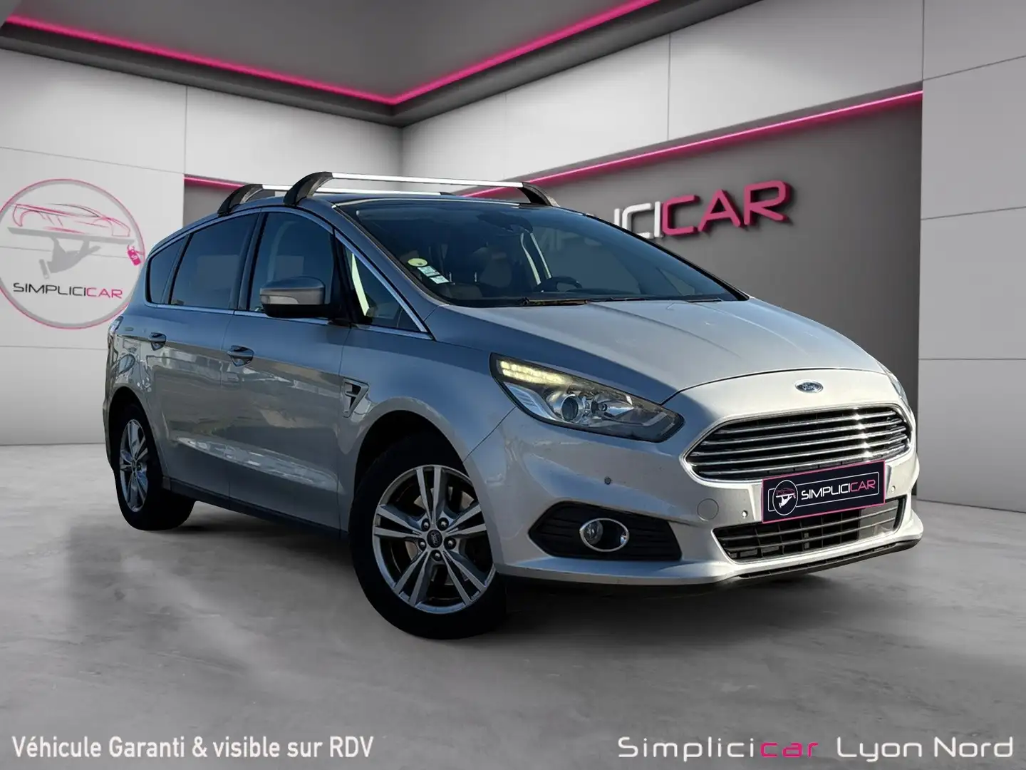 Ford S-Max S-MAX 2.0 TDCi 150 S\u0026amp;S Titanium Powershift A Gris - 1